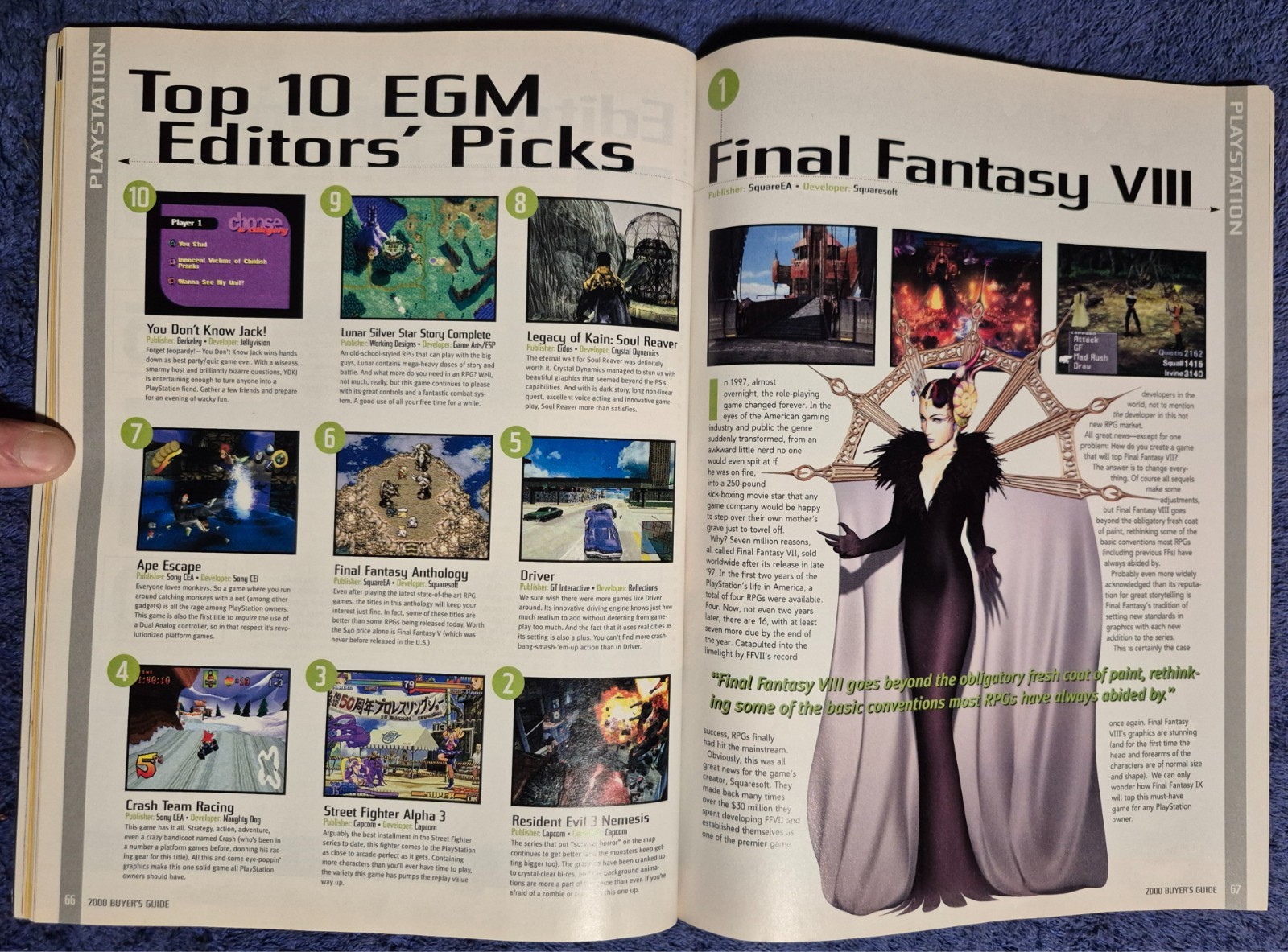 VIDEO GAME BUYER’S GUIDE 2000 ELECTRONIC GAMING MONTHLY DREAMCAST PLAYSTATION