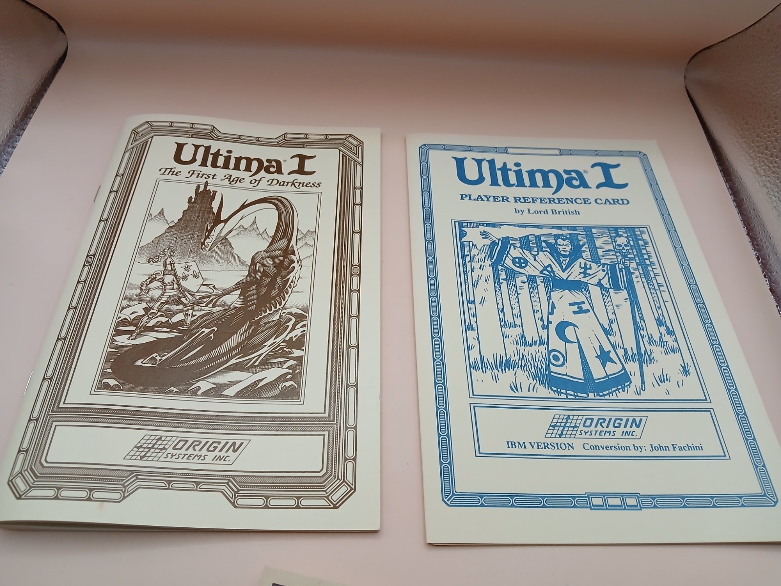 IBM RPG 1986 Ultima I One (1) PC Game IBM Tandy Five Coins 100% Complete + Reg.