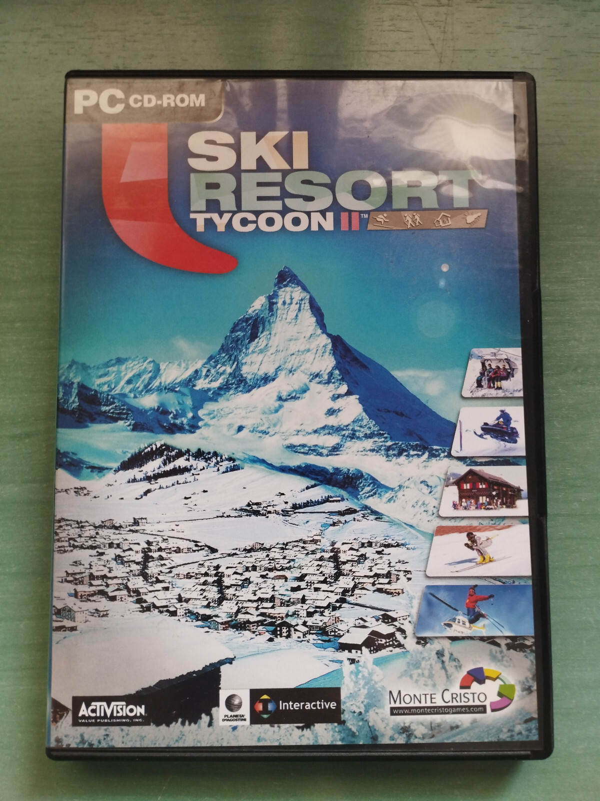 Ski Resort Tycoon II Activision – PC CD-ROM Game Spain Ed.