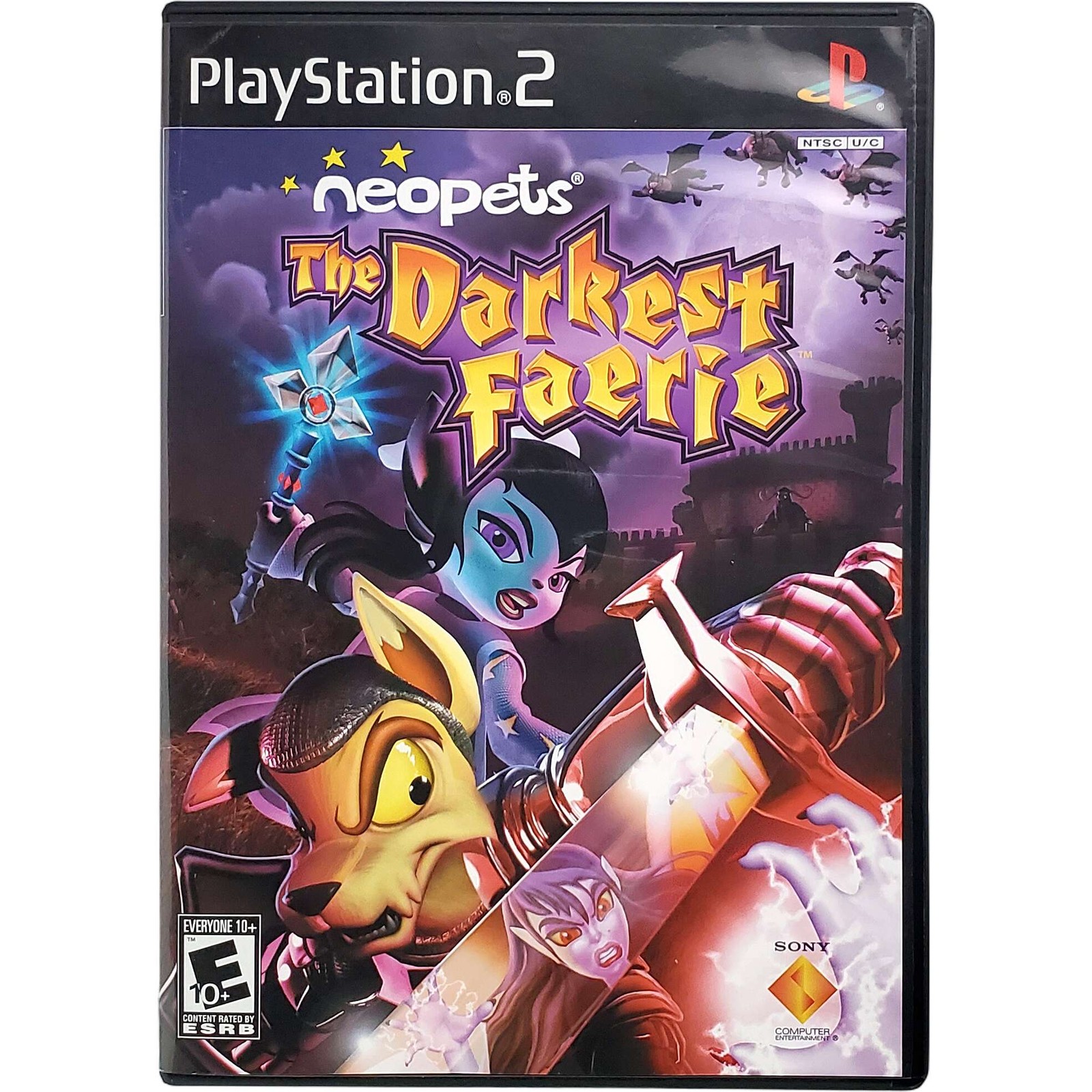 NeoPets The Darkest Faerie – Sony Playstation 2 PS2 Pristine Tested Authentic