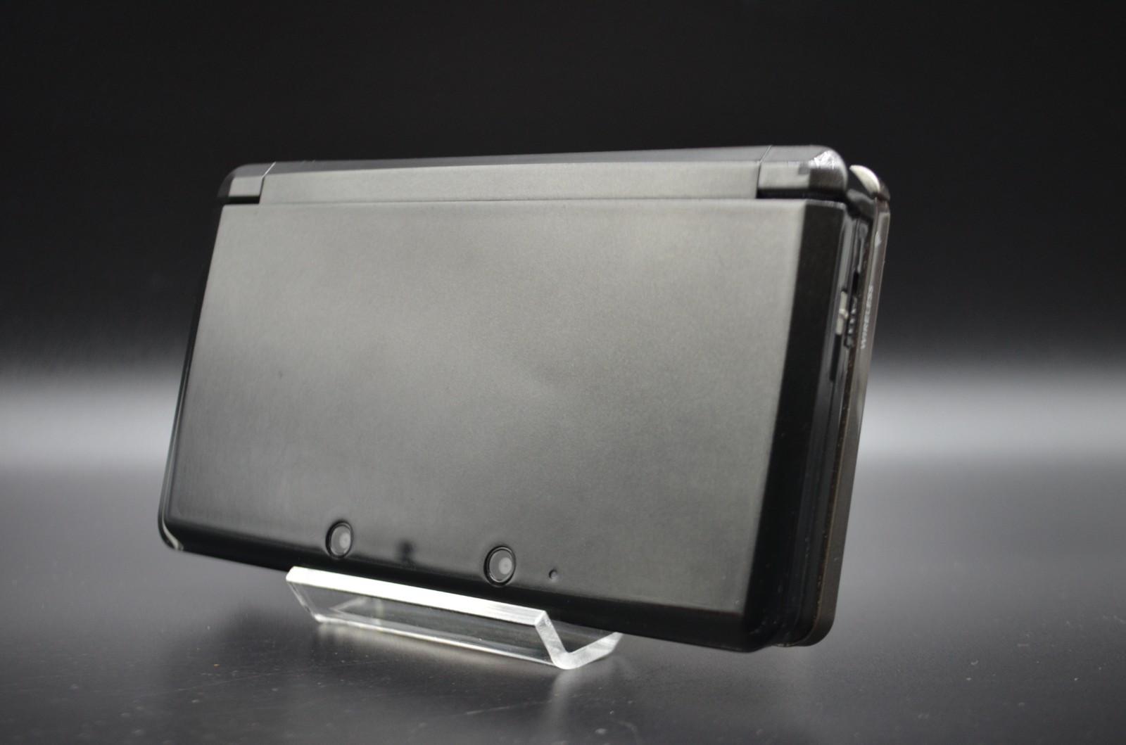 [REGION FREE]Nintendo 3DS black (Cosmo Black Clear Black) Console Used 001
