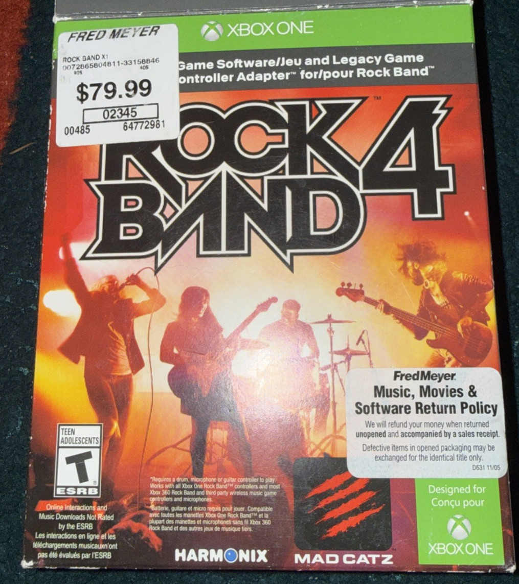 Xbox Rock Band 4 Legacy Adapter by Mad Catz for Xbox One and Series