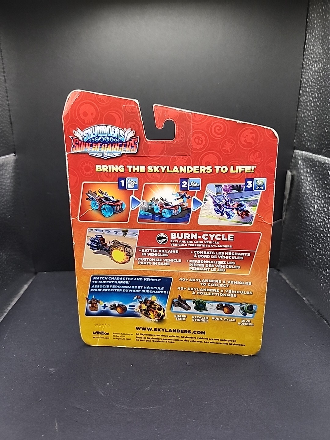 Skylanders Superchargers Burn-Cycle Land Vehicle New