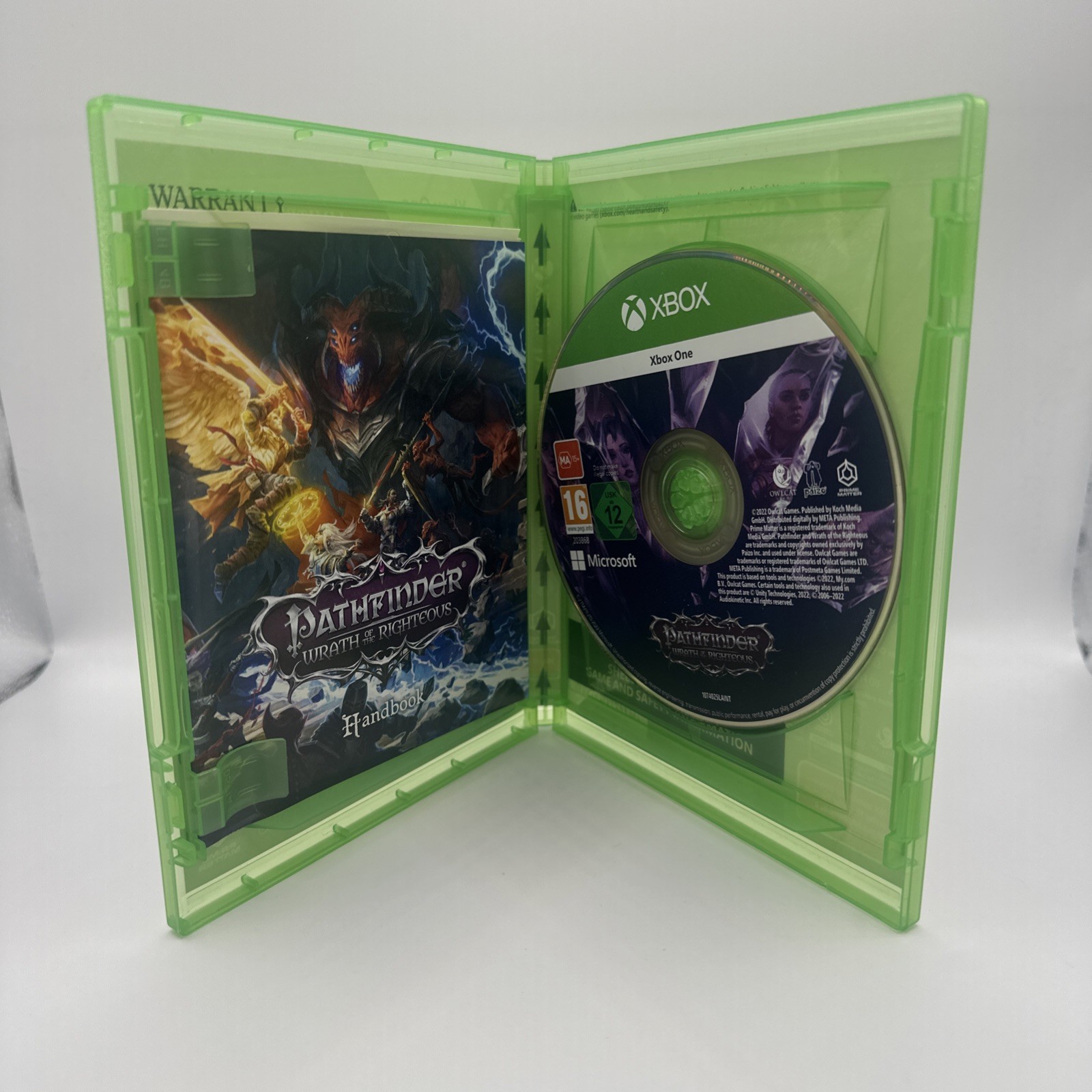 Pathfinder: Wrath of the Righteous Limited Edition Xbox One Series X RARE CIB