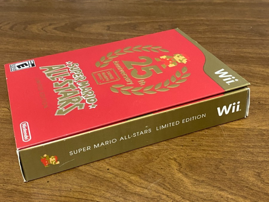 Nintendo Wii Super Mario All Stars 25th Anniversary Limited Edition Box Set CIB