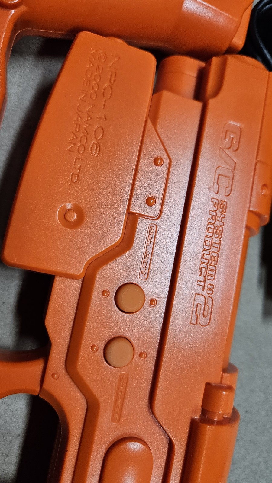 Namco Guncon 2 NPC-106 G/C Light Gun Controller Pair PlayStation 2 PS2 **READ**