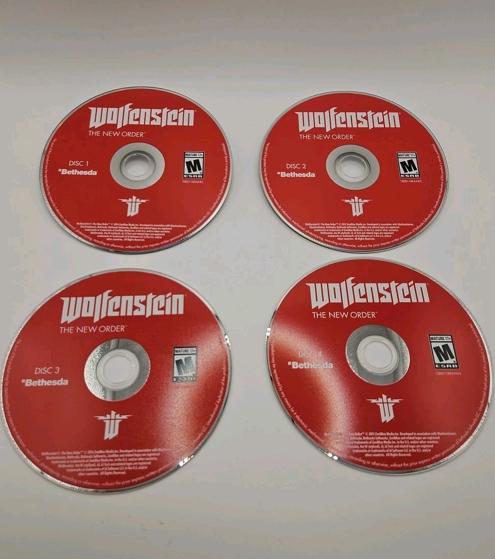 Wolfenstein The New Order – PC DVD – COMPLETE FREE SHIPPING