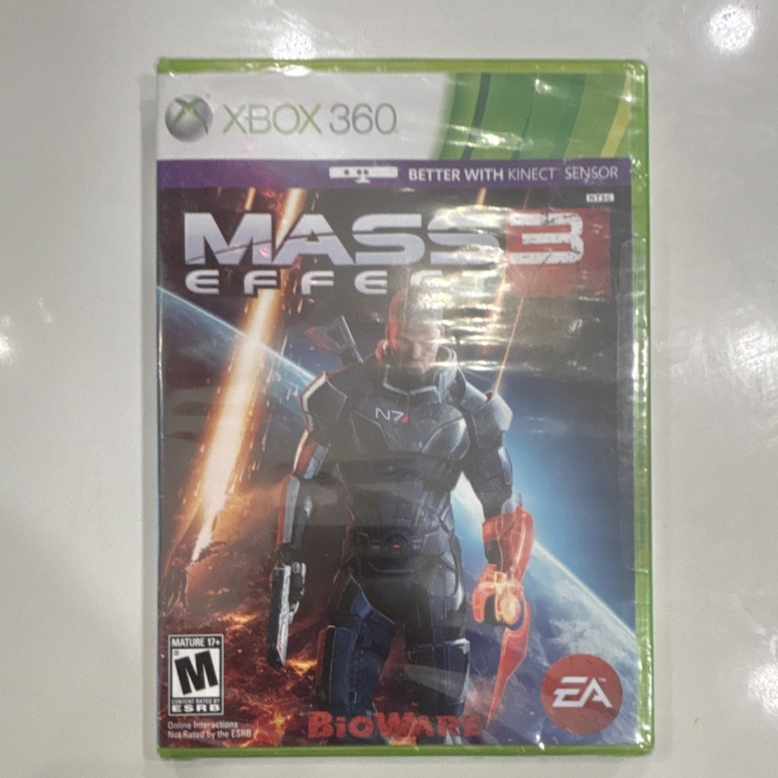 Mass Effect 3 Xbox 360 Action RPG by Electronic Arts Better with Kinect Sensor