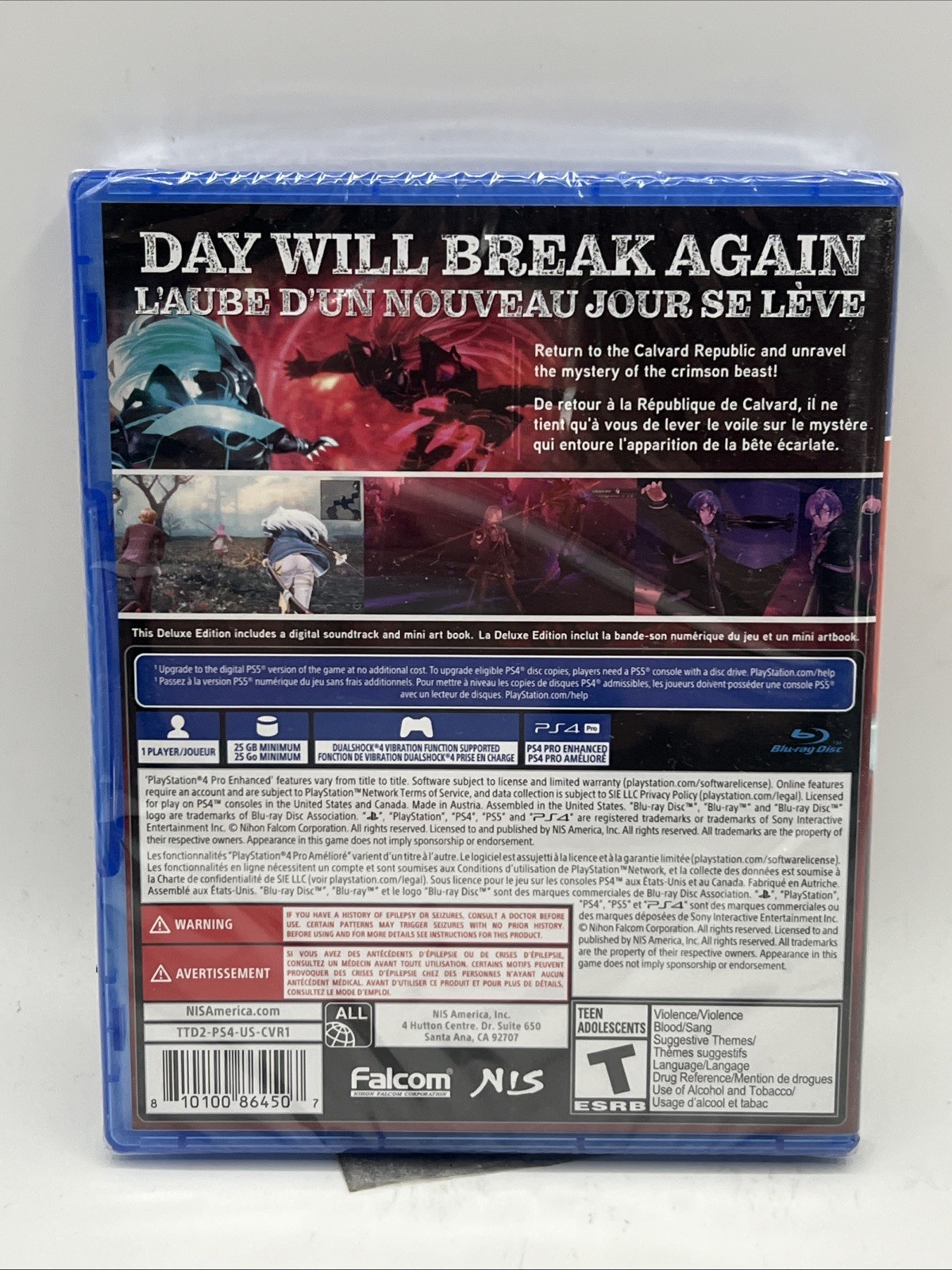 The Legend of Heroes Trails through Daybreak II *Deluxe Edition PS4 New NTSC