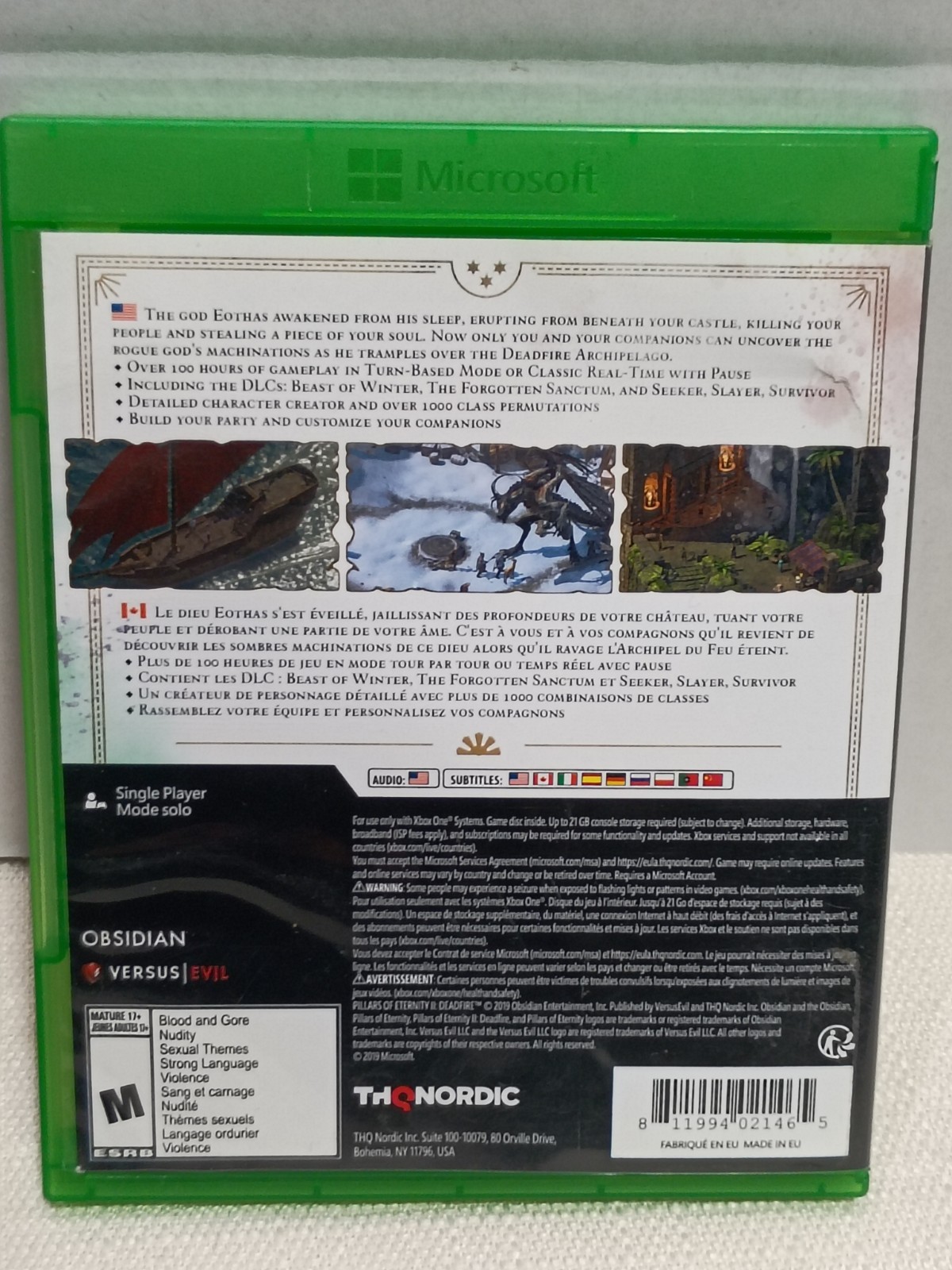 Pillars of Eternity II: Deadfire – Microsoft Xbox One