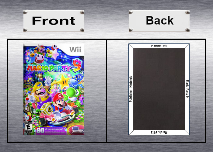 Mario Party 4,5,6,7,8,9 Video Game Box Art *GameCube/Wii* High Quality Magnet