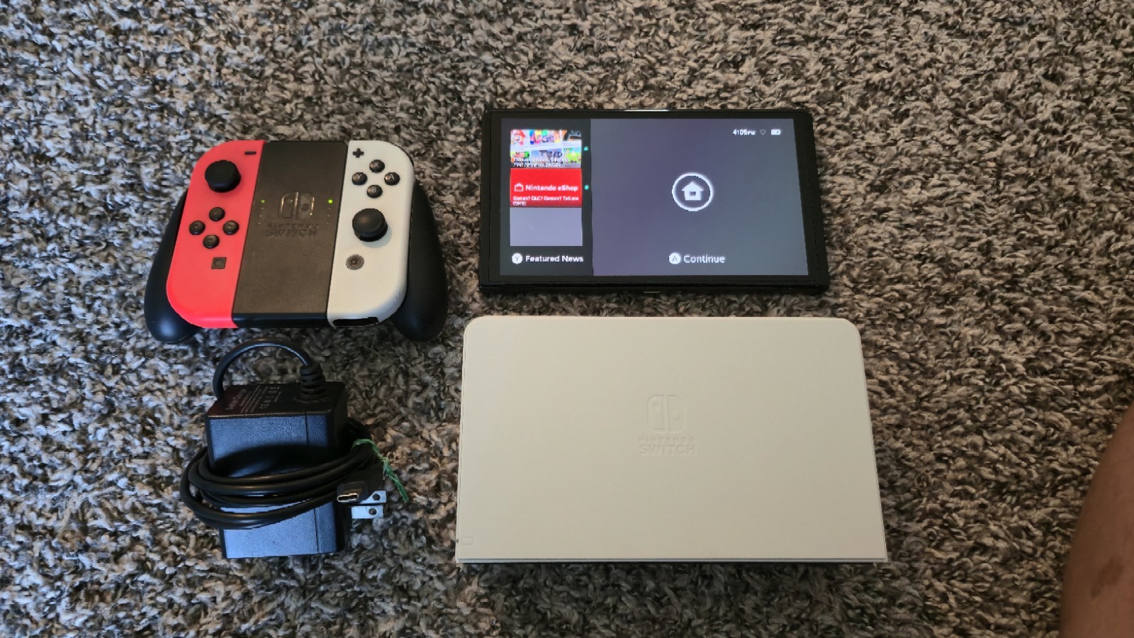 Nintendo Switch OLED Region Free w/ Joy-Con Dock 200GB MicroSD Card