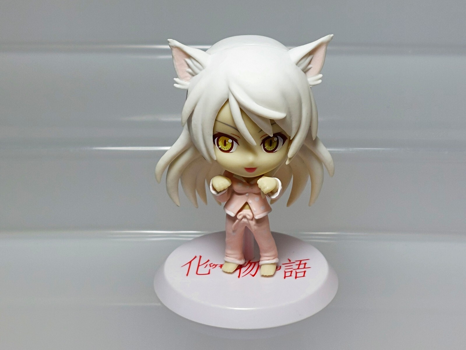 Bakemonogatari Chibi Kyun-Chara Black Hanekawa Figure Banpresto 2012 E06 2.6in