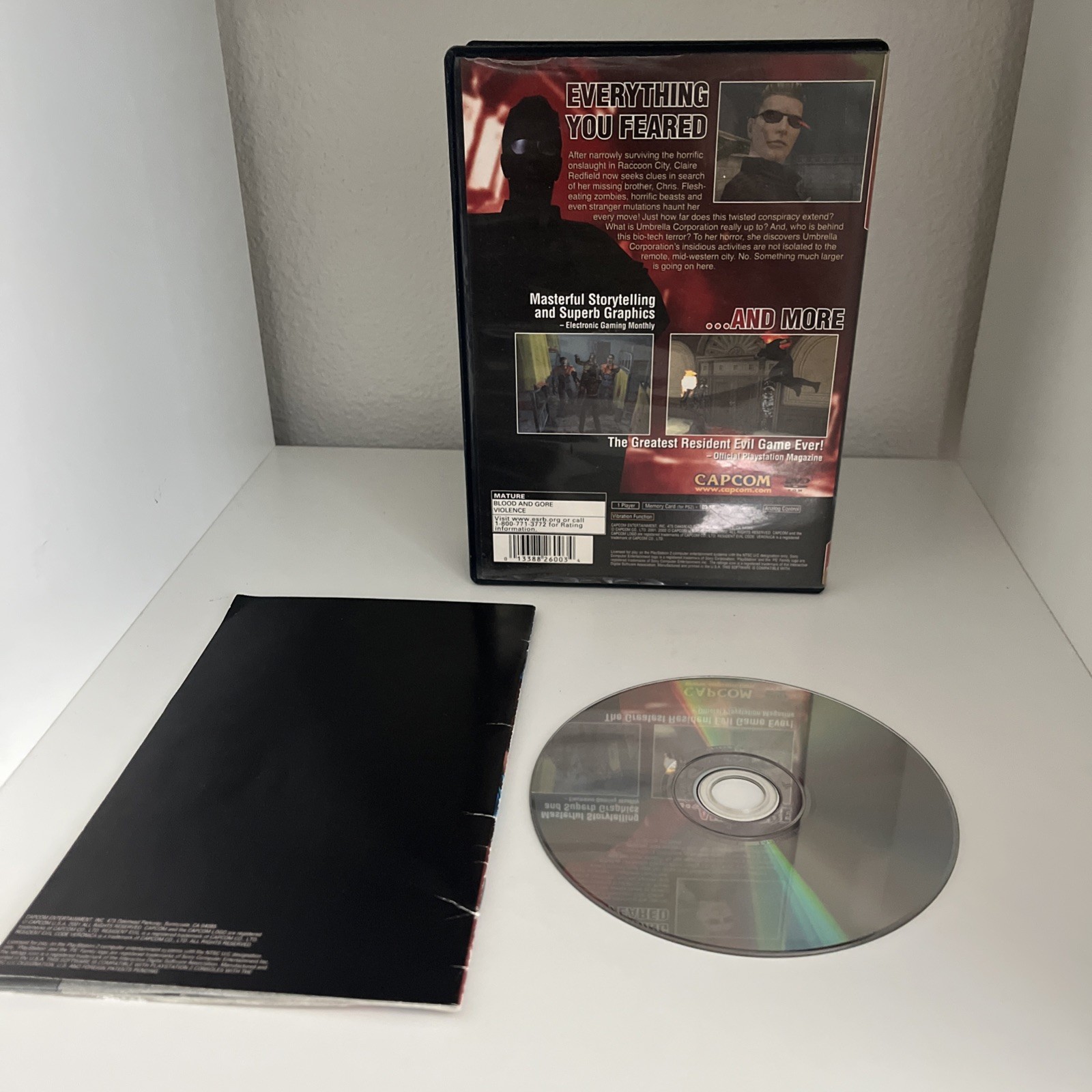 SiRen, Suffering, manhunt 2, Resident Evil Code: Veronica (Playstation 2) (CIB)