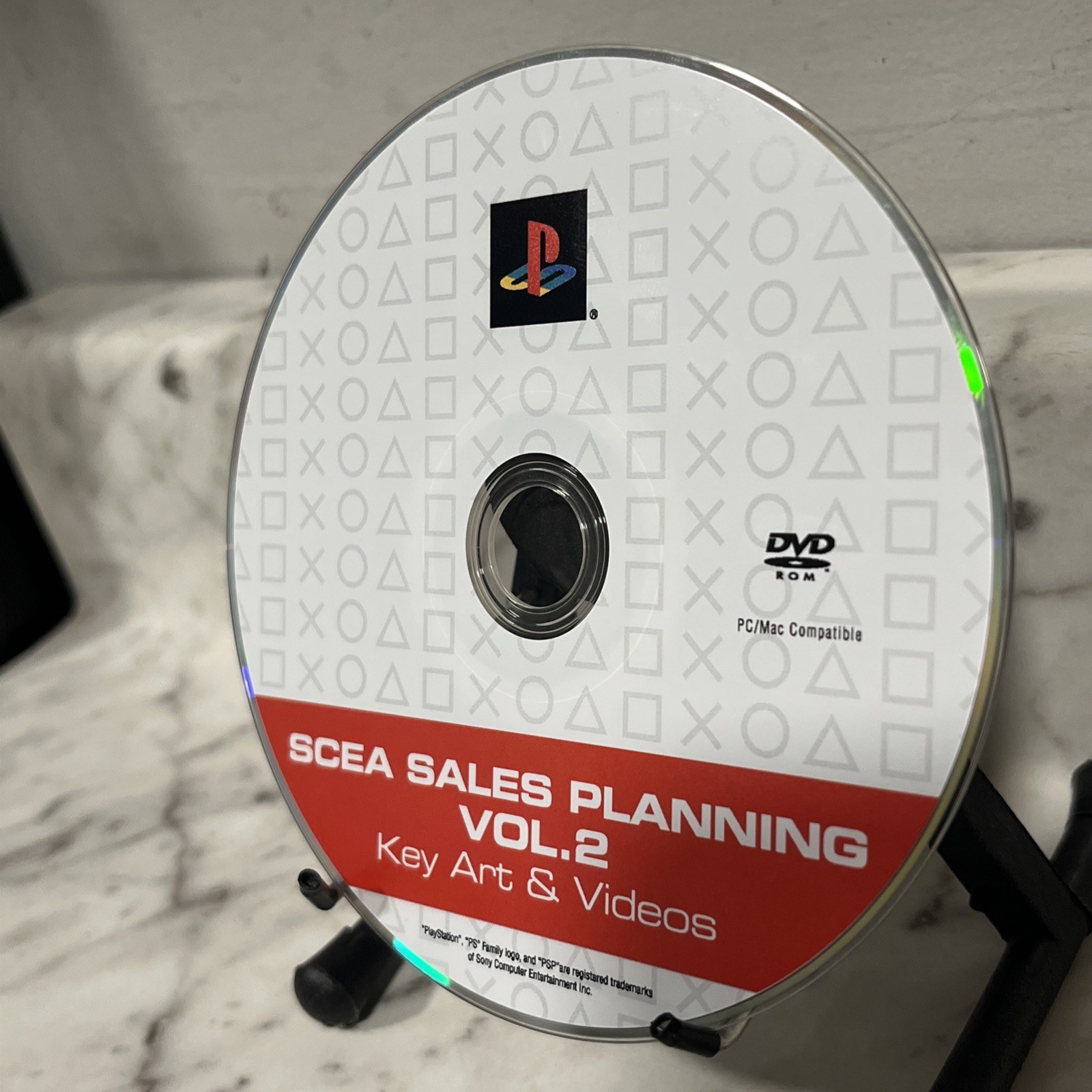 GameStop SCEA Sales Planning Vol.2 Key Arts & Video Game DVD Rare HTF PSP PS2&3