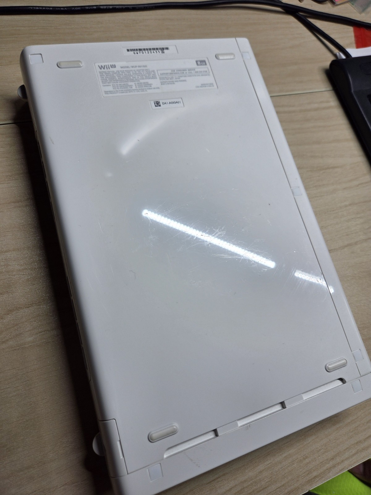 Nintendo Wii U White 8GB WUP-001(02) Parts Or Repair Only Error Code: 160-1400