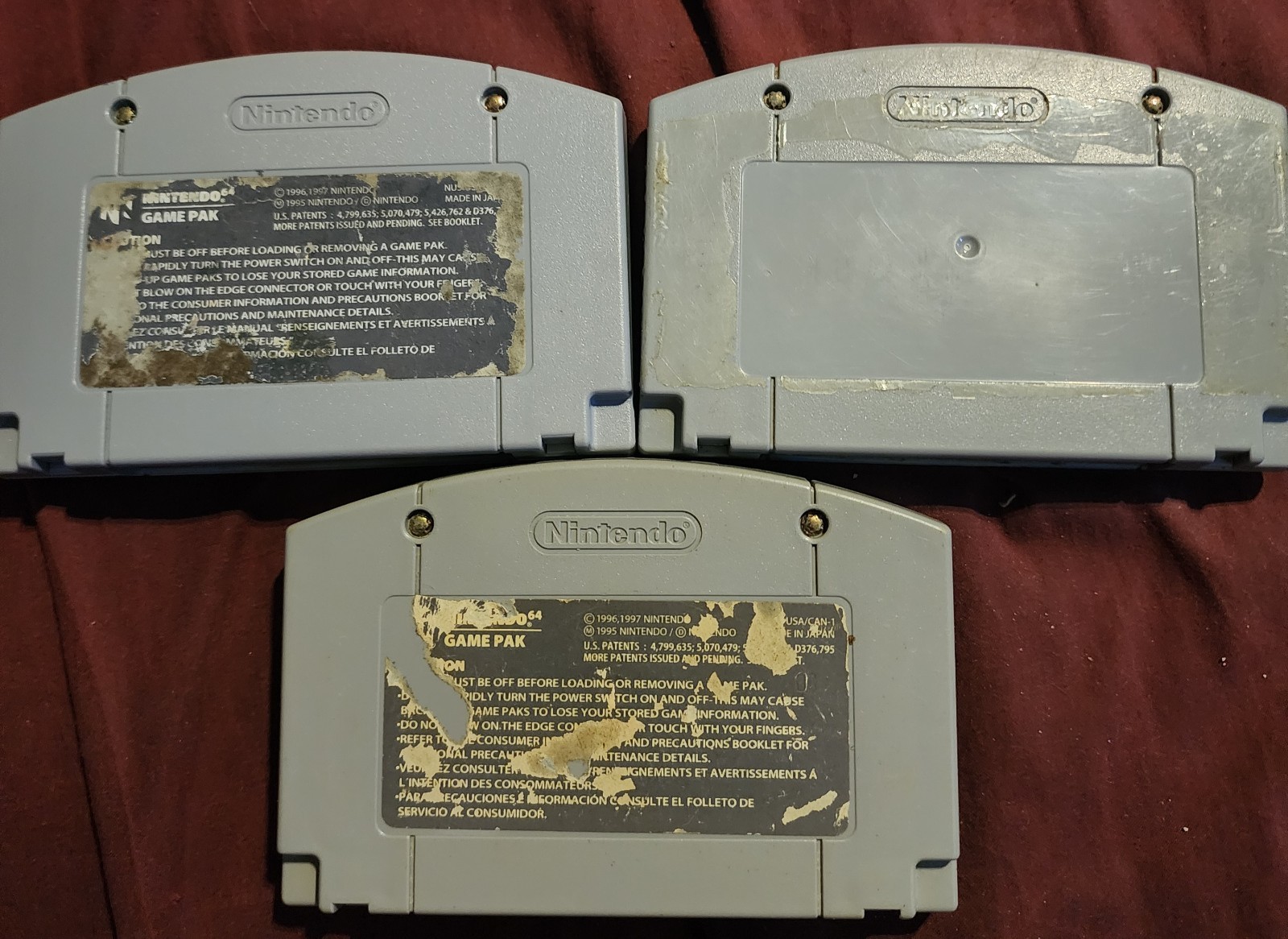 Mario Party 1 2 3 Nintendo 64 N64 Authentic Cleaned Tested Super Fun Retro Fun