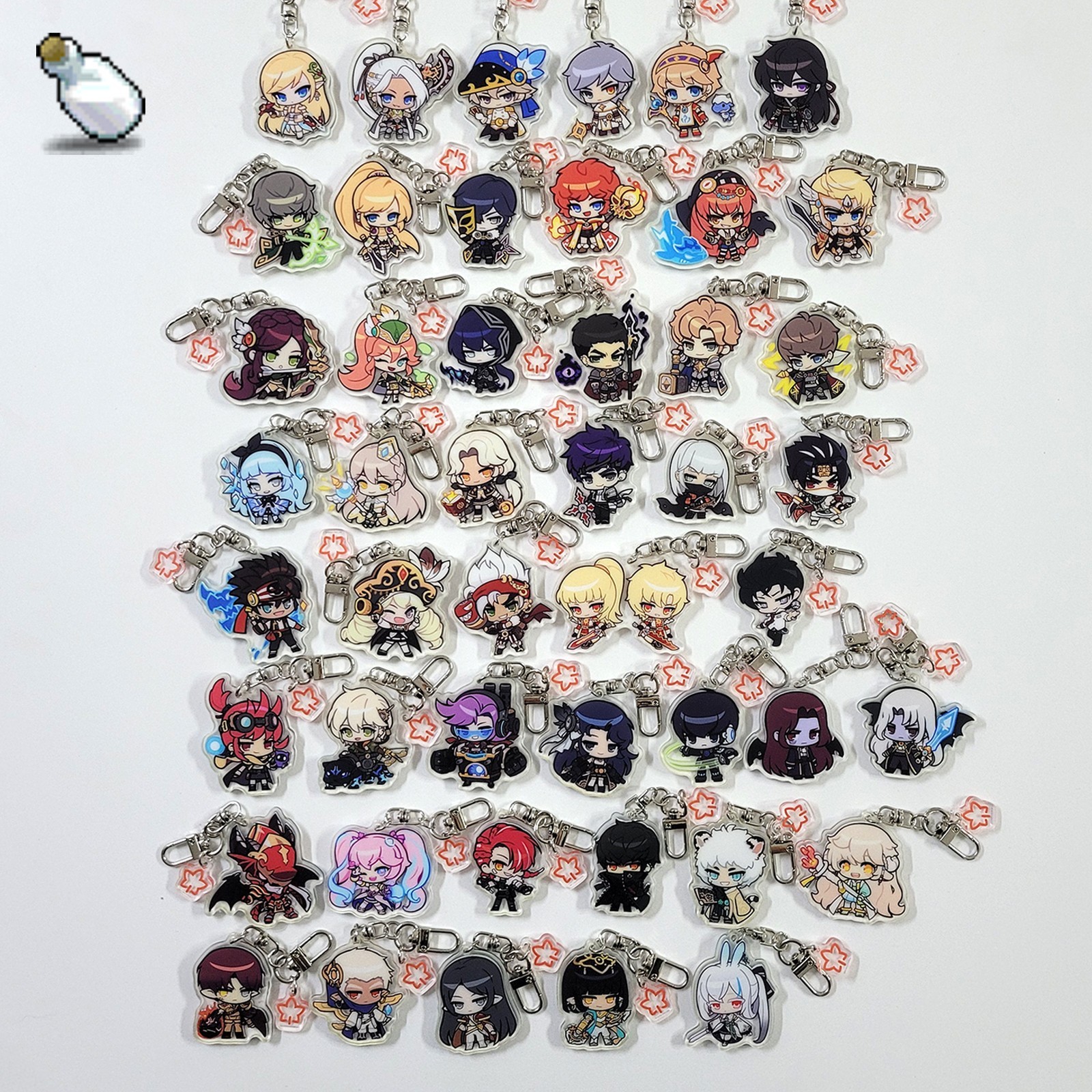 MapleStory MAPLE AGIT Characters SD Acrylic Keychain – Opened Random Blind Bag