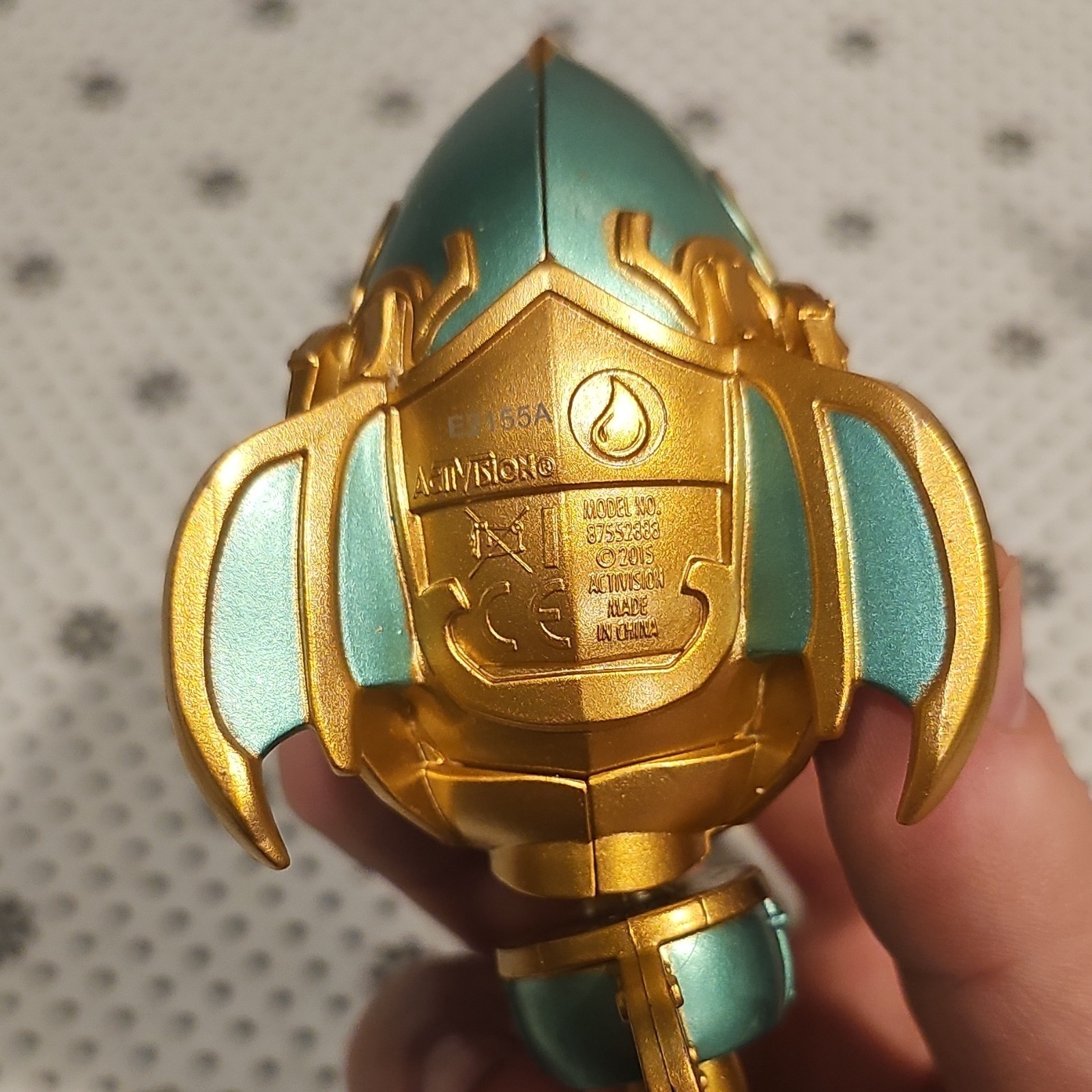 Activision Skylanders SuperChargers Gill Grunt Vehicle Figure Metallic Gold