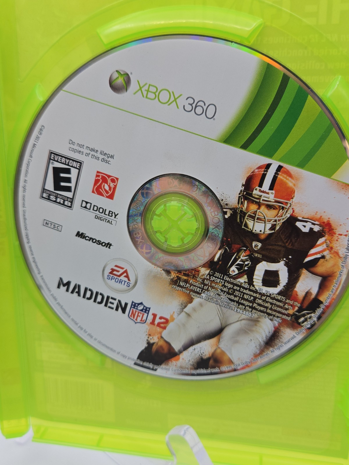 Payton Hillis AUTOGRAPHED Xbox 360 : Madden NFL 12 CIB Cleveland Browns