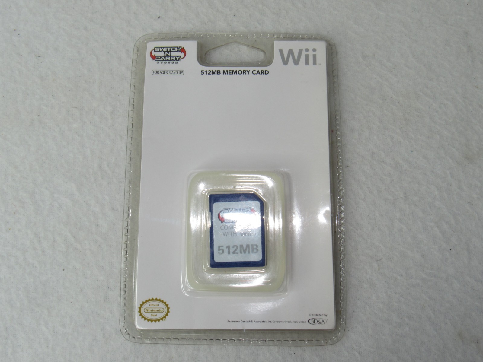 NEW Genuine Wii 512MB SD Expansion Card Licensed by Nintendo