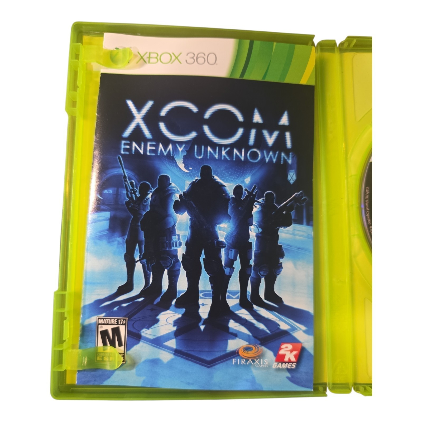 XCOM Enemy Unknown Xbox 360 Tested Working CIB Complete 2K Games