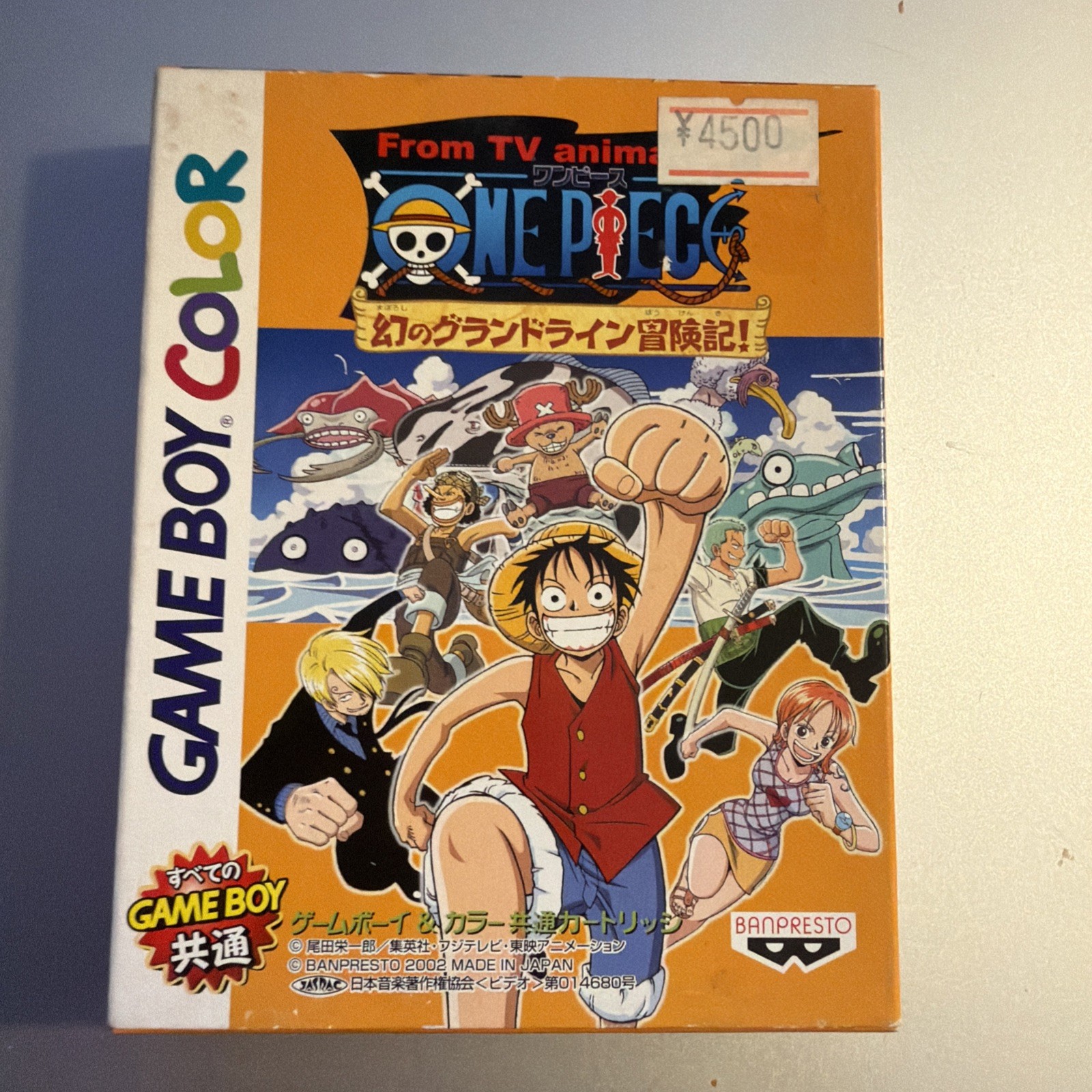 One Piece: Maboroshi no Grand Line Boukenki Japanese Import Game Game Boy Color