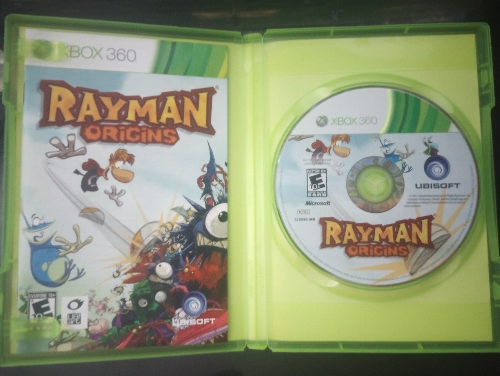 Rayman Origins (Microsoft Xbox 360, 2011) ****TESTED****