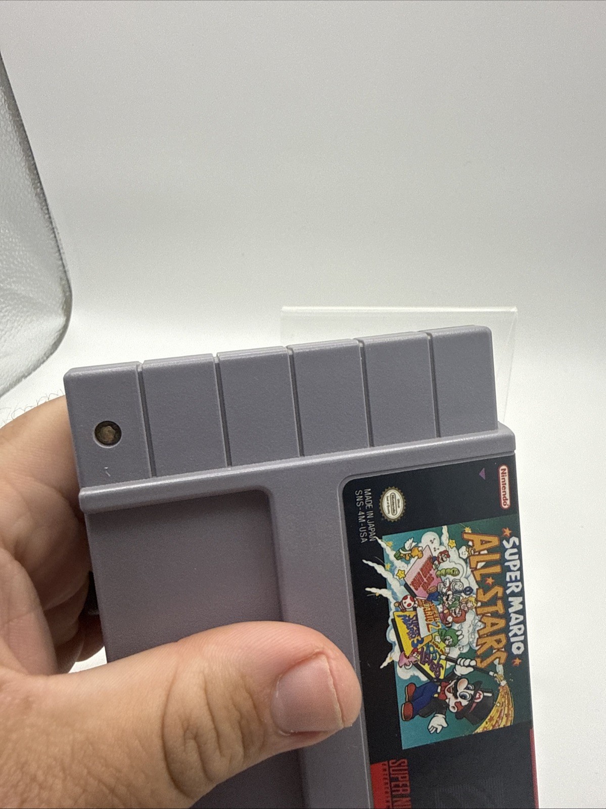 Super Mario All Stars (Super Nintendo SNES) Video Game Cart. Authentic & Tested