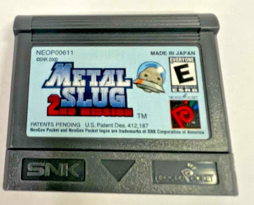 Metal Slug 2nd Mission Neo Geo Pocket Color authentic with protective case