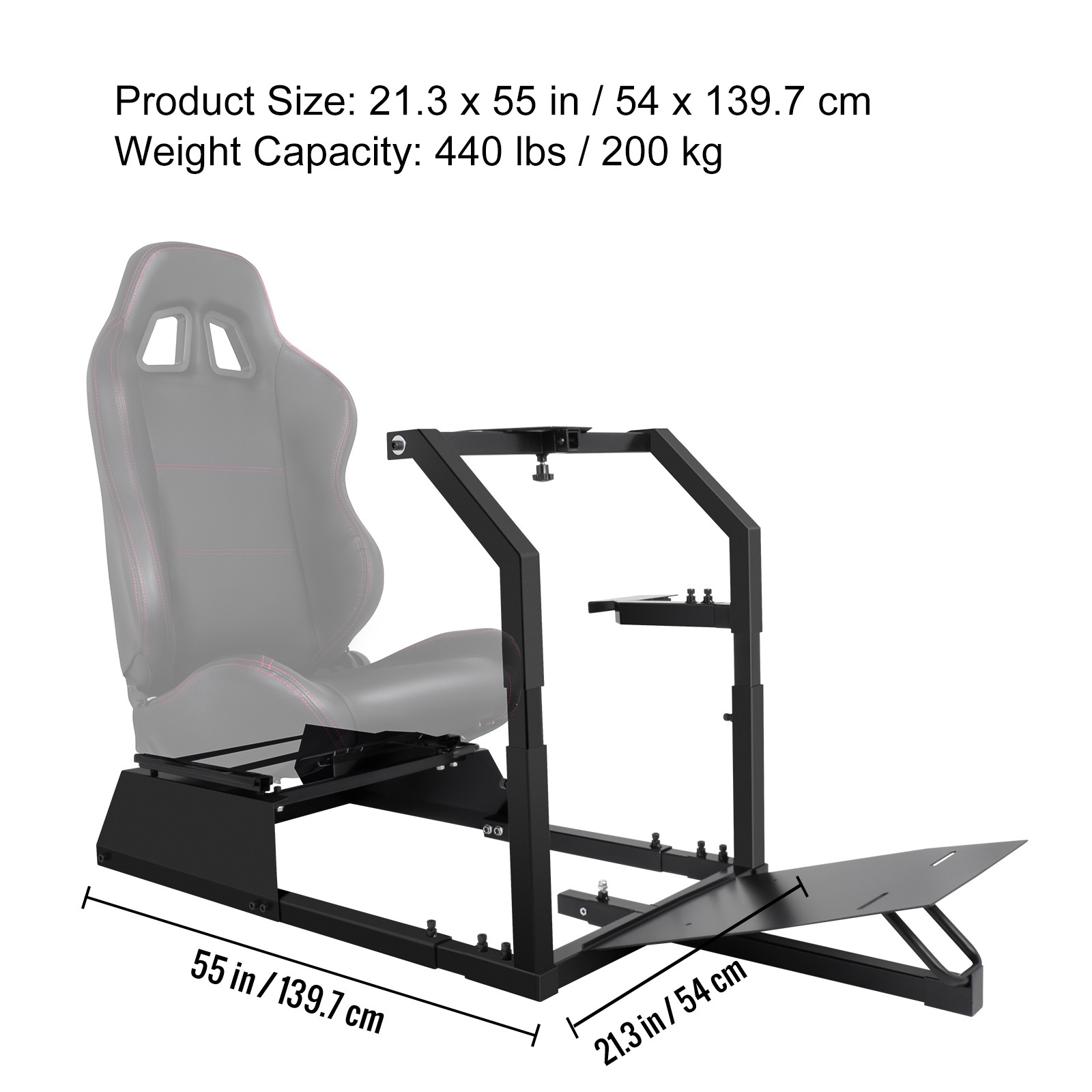 VEVOR Racing Simulator Cockpit Steering Wheel Stand G29/G923/G920 STAND ONLY