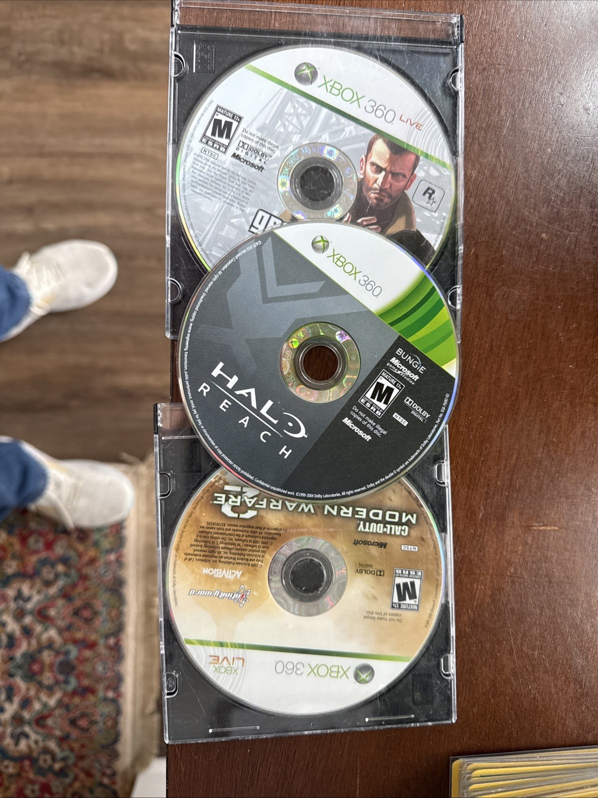 Xbox 360 Games Not Tested GTA4, COD:MW2, Halo: Reach (Returns accepted)