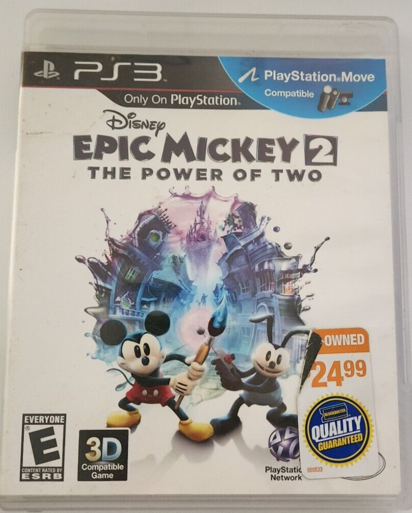 Disney Epic Mickey 2: The Power of Two (Sony PlayStation 3, 2012)