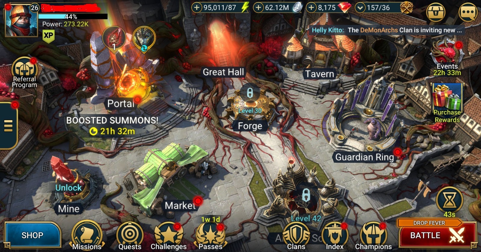 Raid Shadow Legends | Starter Mythical – Siegfrund : 95k energy / 28 Legendary