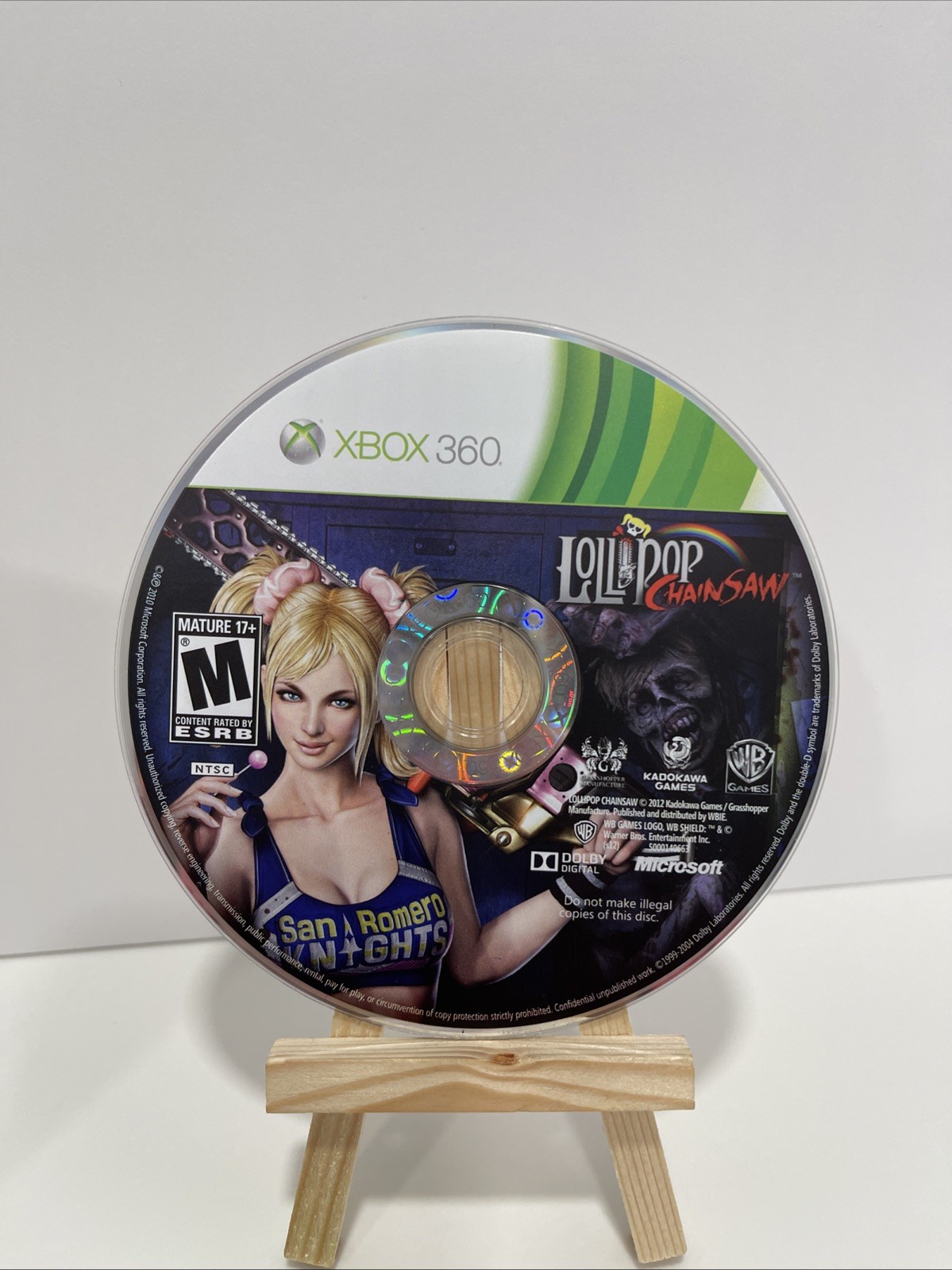 Lollipop Chainsaw Game Microsoft Xbox 360 Complete W/ Manual & Receipt NEW OTHER