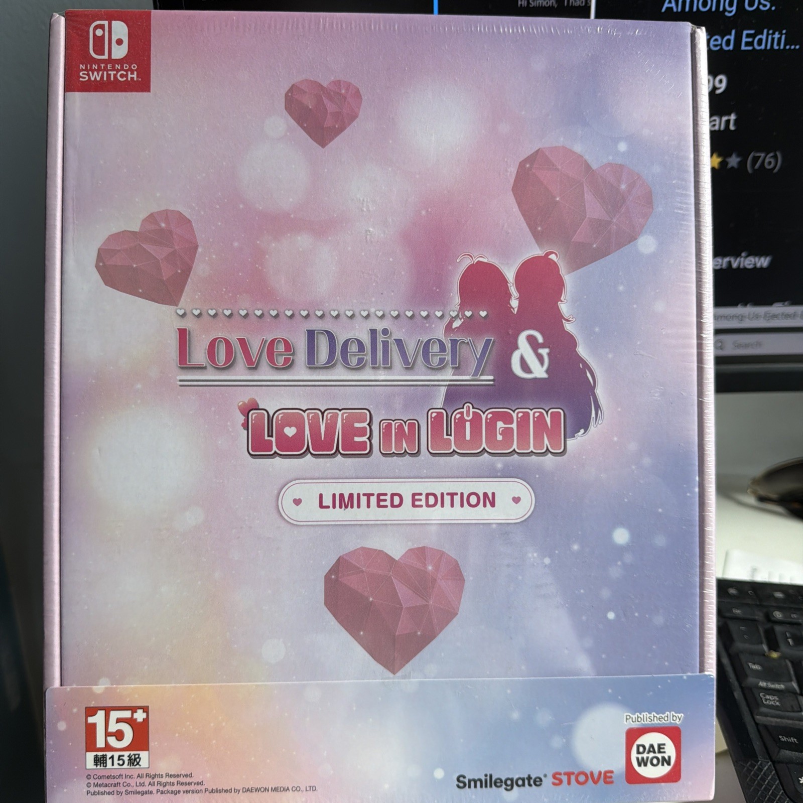 Love Delivery & Love in Login – Limited Ed. Box Set Nintendo Switch NEW & SEALED