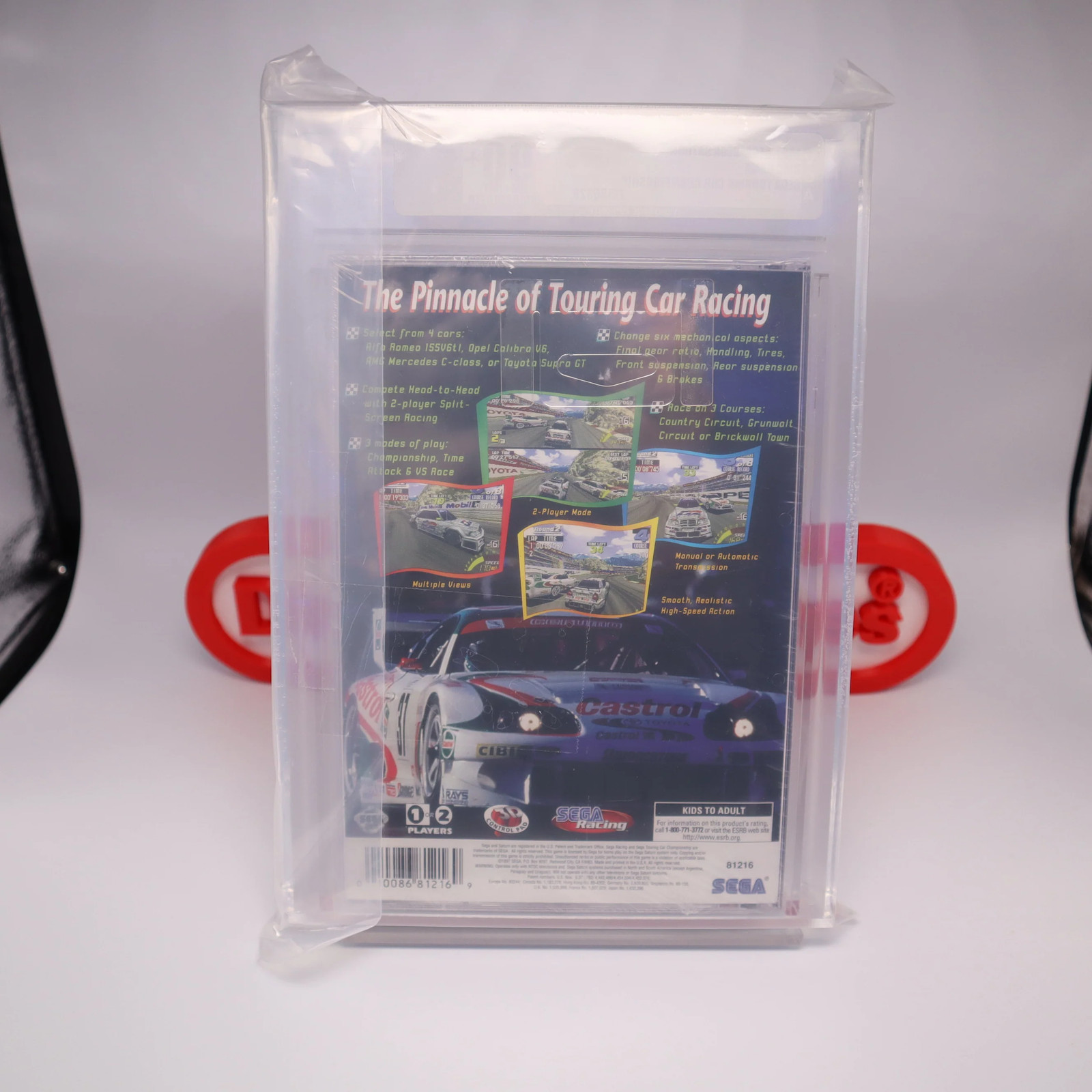 Saturn Game SEGA TOURING CAR CHAMPIONSHIP – VGA 90+ UNCIRCULATED – NEW & Sealed!
