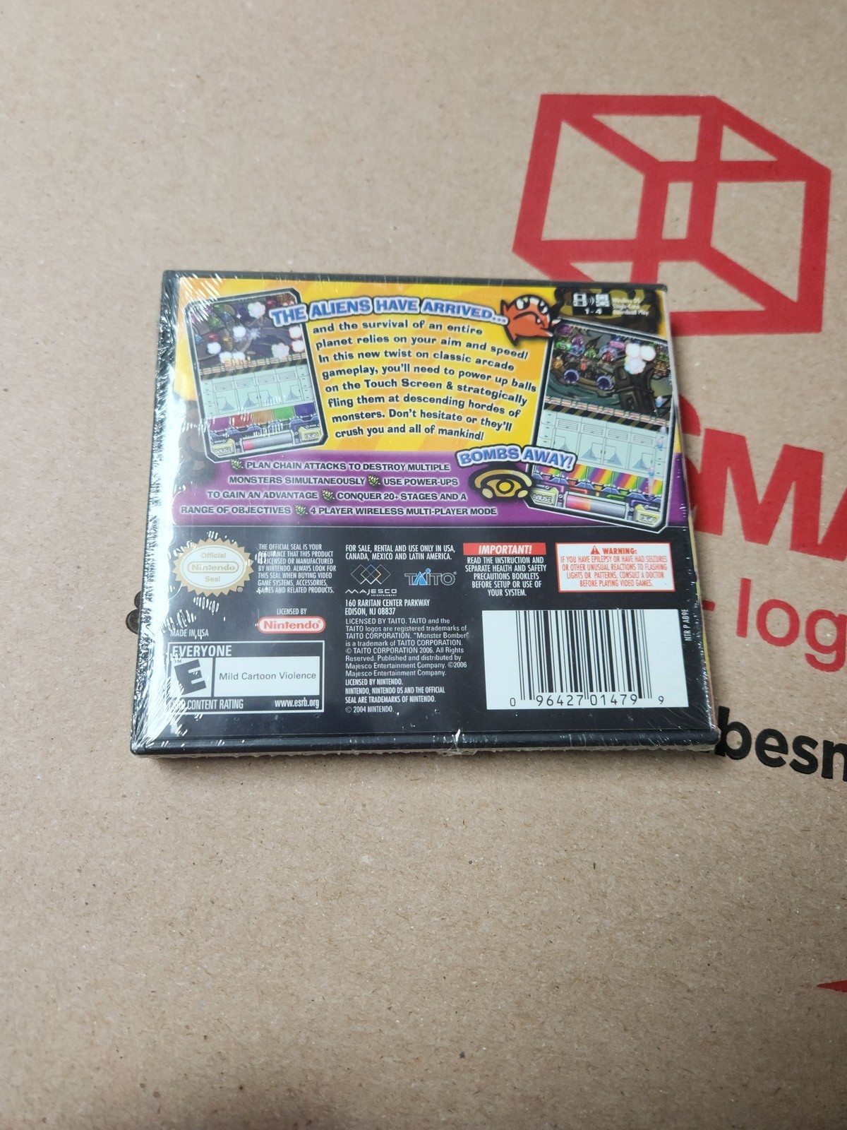 Monster Bomber Nintendo DS 2DS 3DS DSi XL Lite Game Brand New Sealed NISB