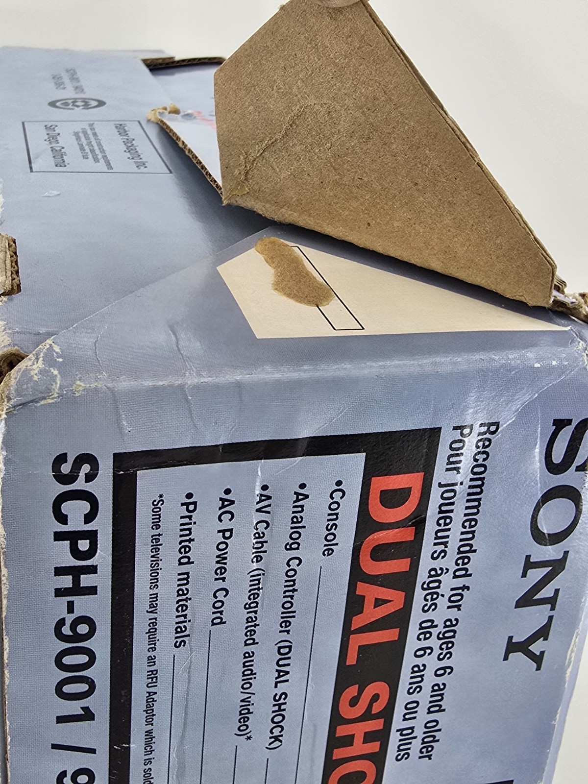 Factory SEALED Original PlayStation 1 PS1 Console Complete – (Damaged Box) PICS