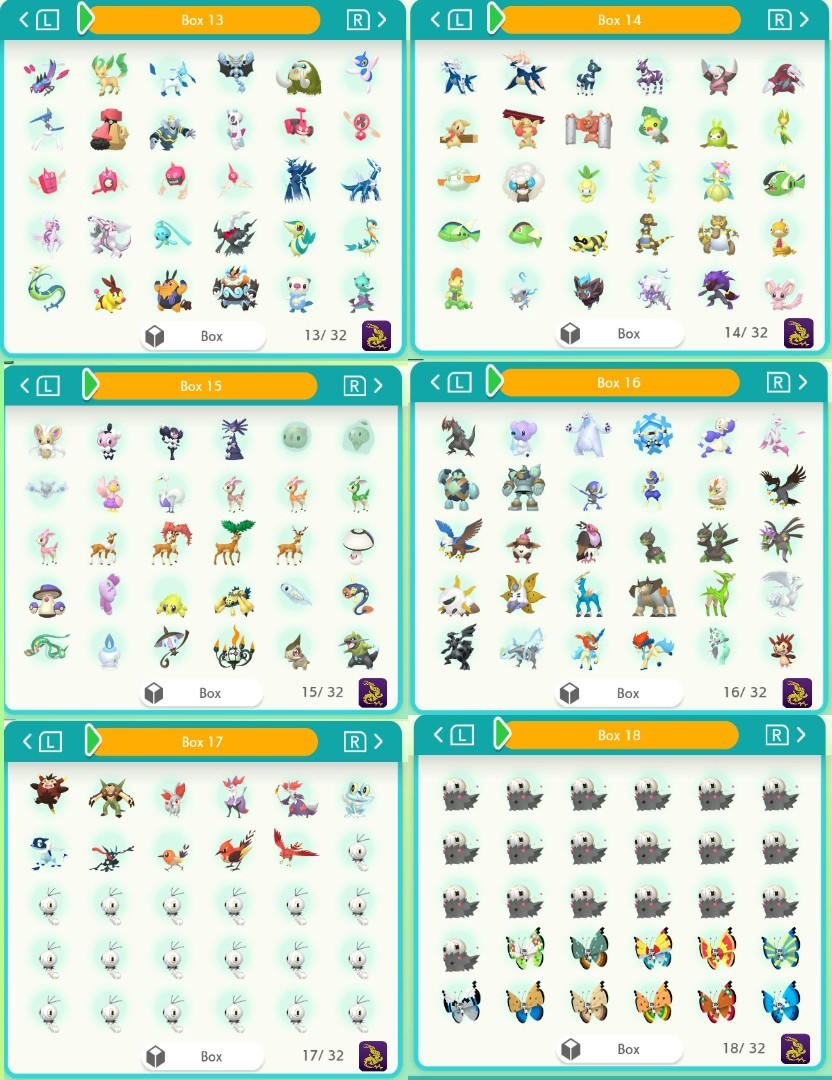 Pokemon HOME Living Dex Scarlet Purple + DLC | Shiny Non-Shiny | +900 Pokemon