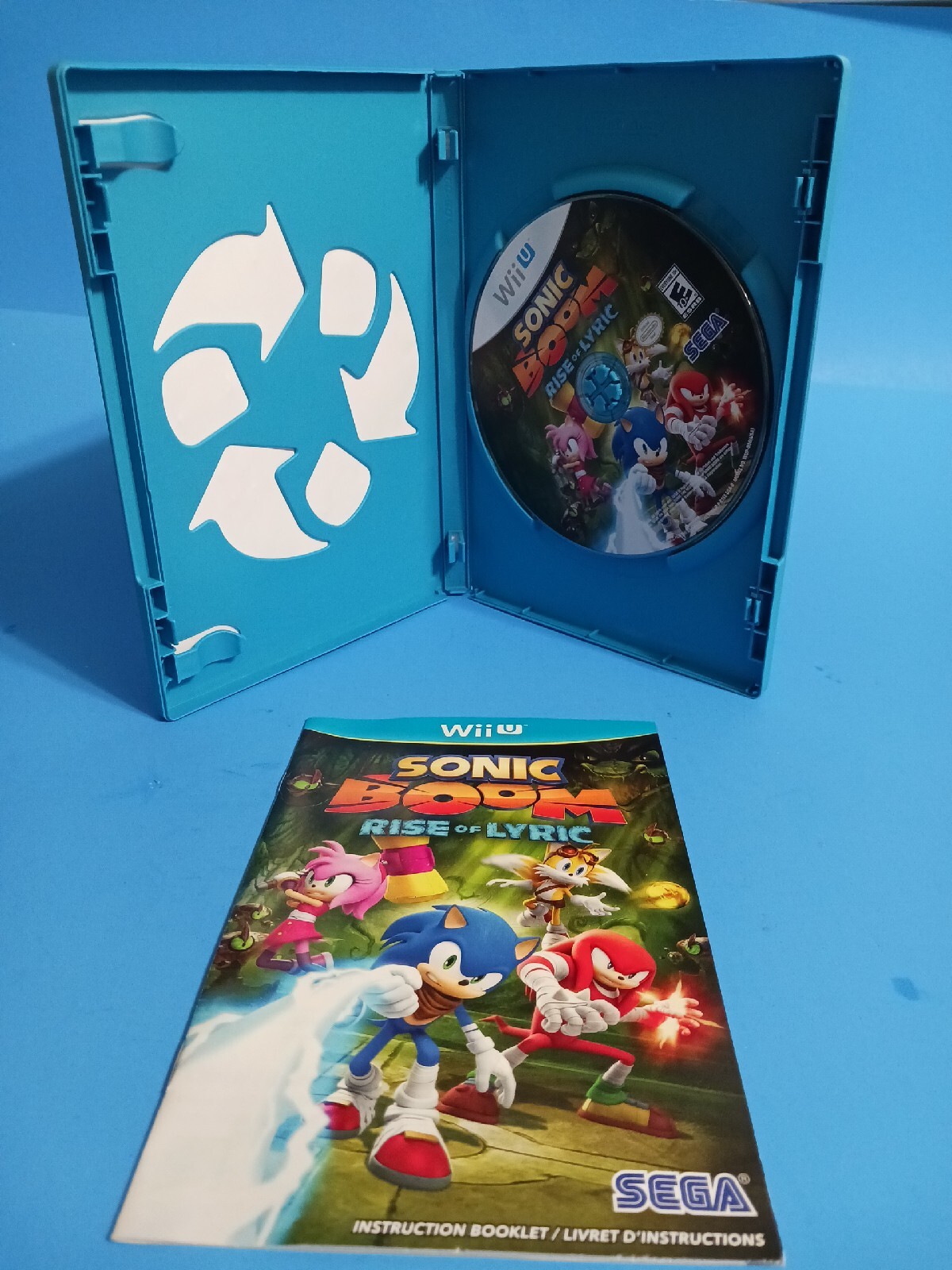 Sonic Boom: Rise of Lyric (Nintendo Wii U, 2012) w/ Case & Manual
