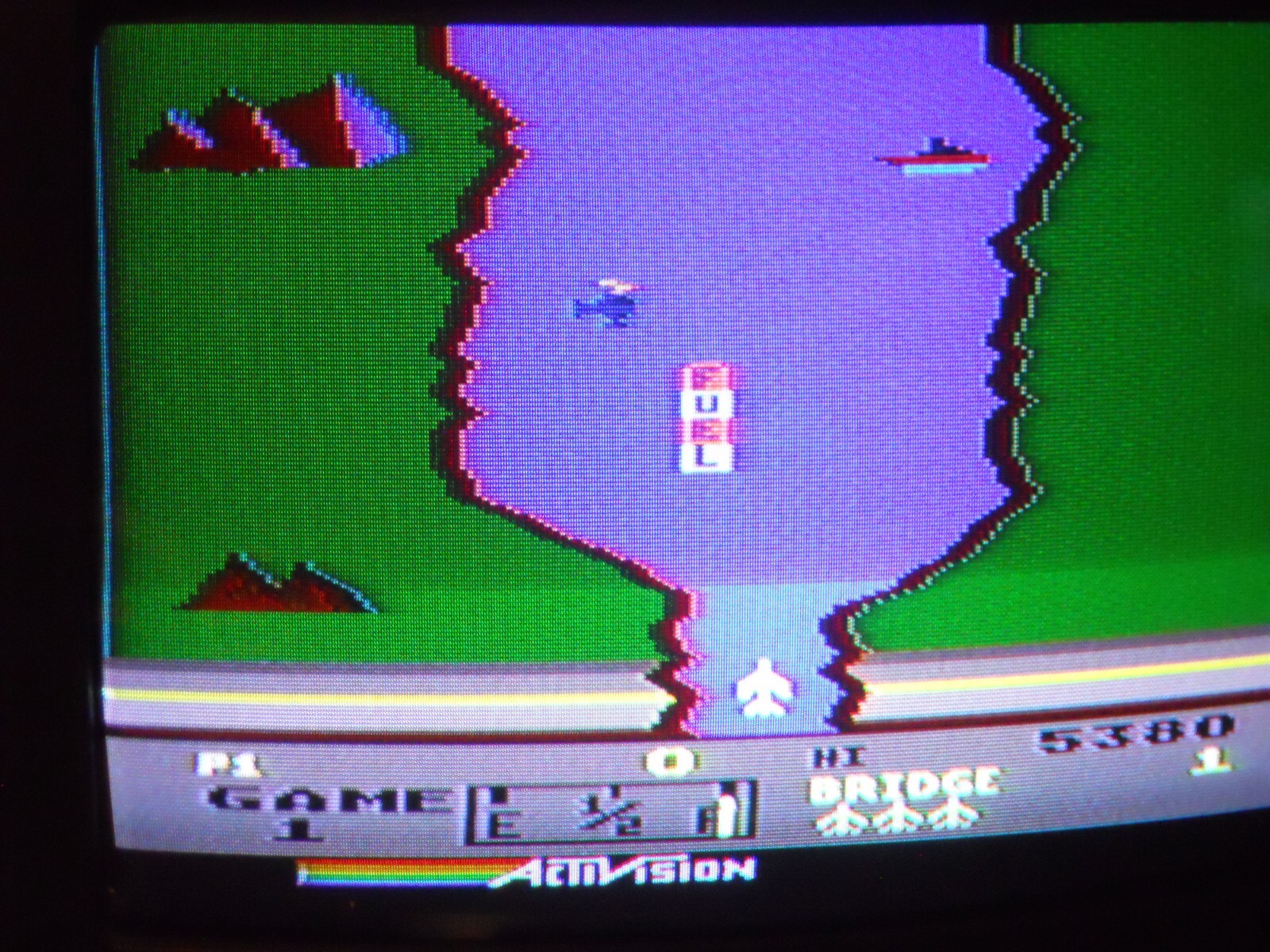River Raid by Activision (Atari 5200, 1983) Game Cartridge w/Manual-Tested/Works