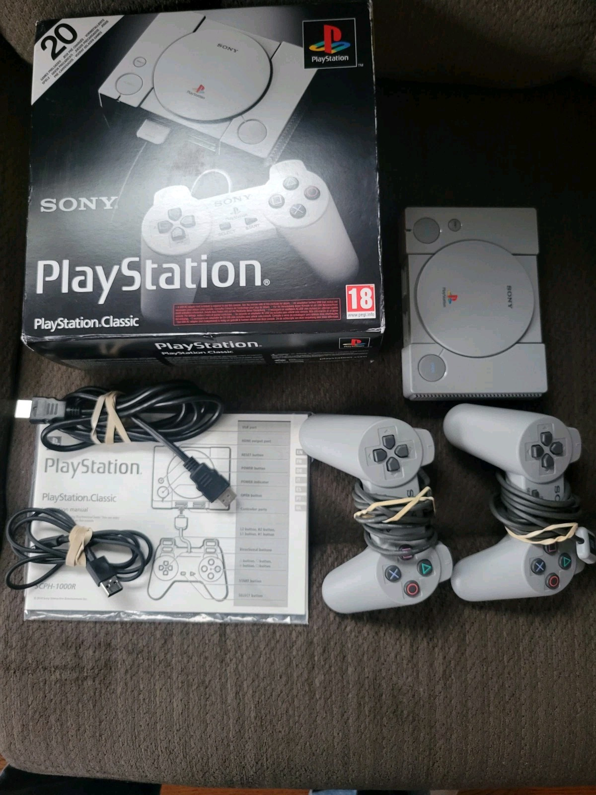 Sony PlayStation Classic Console Gray – Complete – OPEN BOX