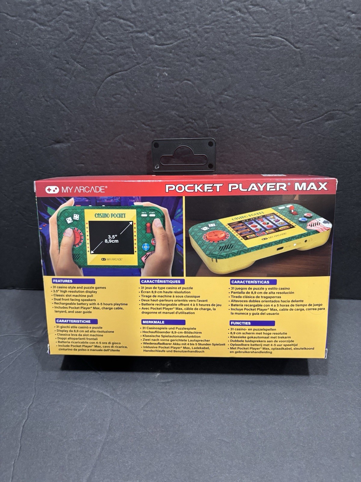 My Arcade Casino Pocket Player Max 30+ Casino Style And Puzzle Games New In Box