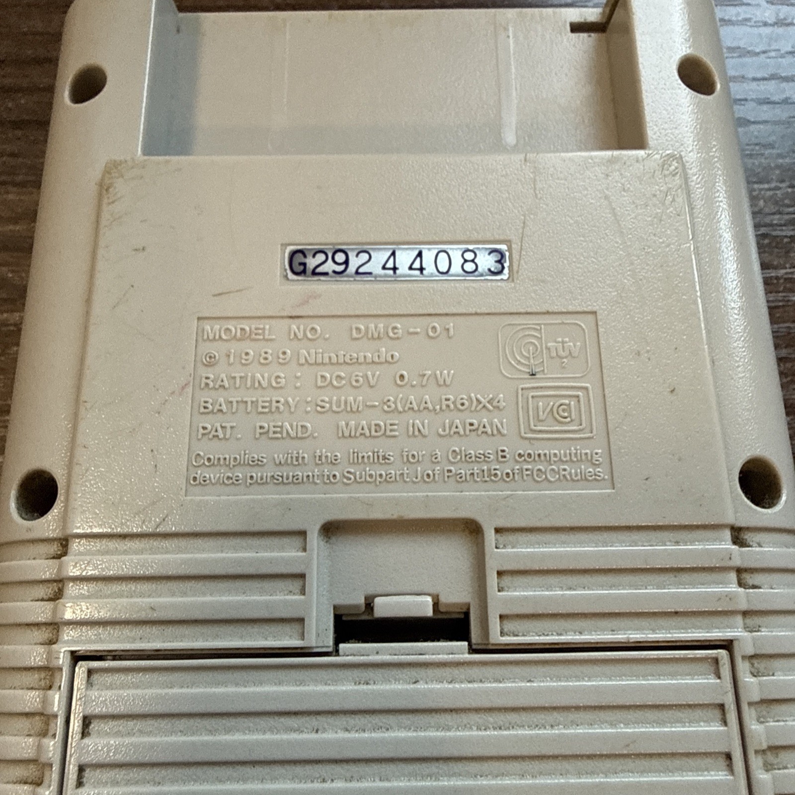 1989 Nintendo Game Boy DMG-01 Original