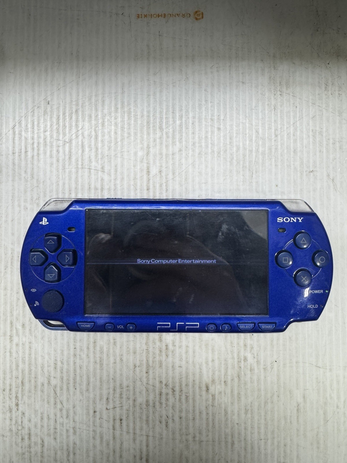 Sony PSP 2001 Handheld System Metallic Blue Tested Works