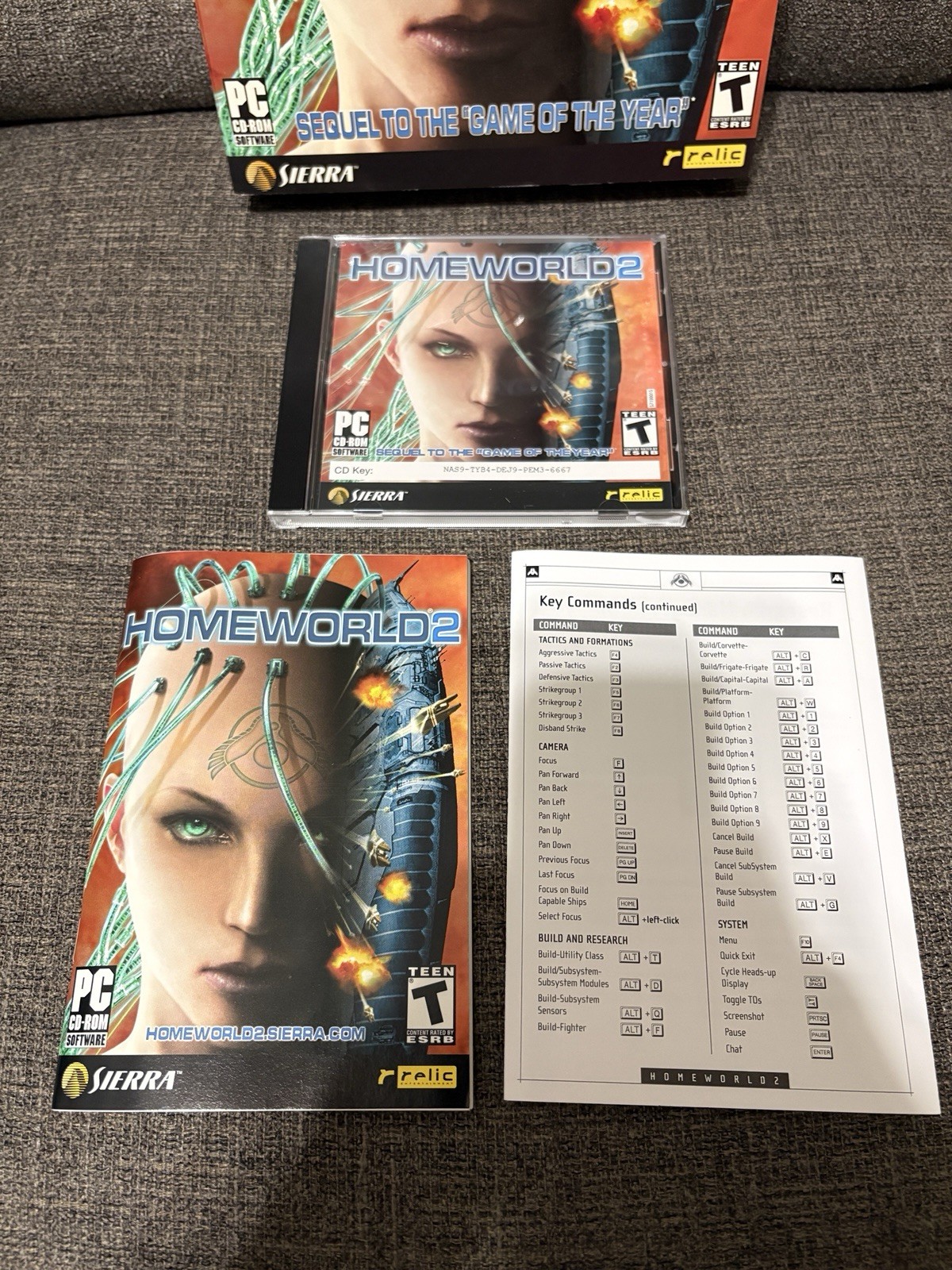 Homeworld 2 (PC, 2003) Big Box Sierra / Relic Complete In Box CIB Rare PC CD-ROM