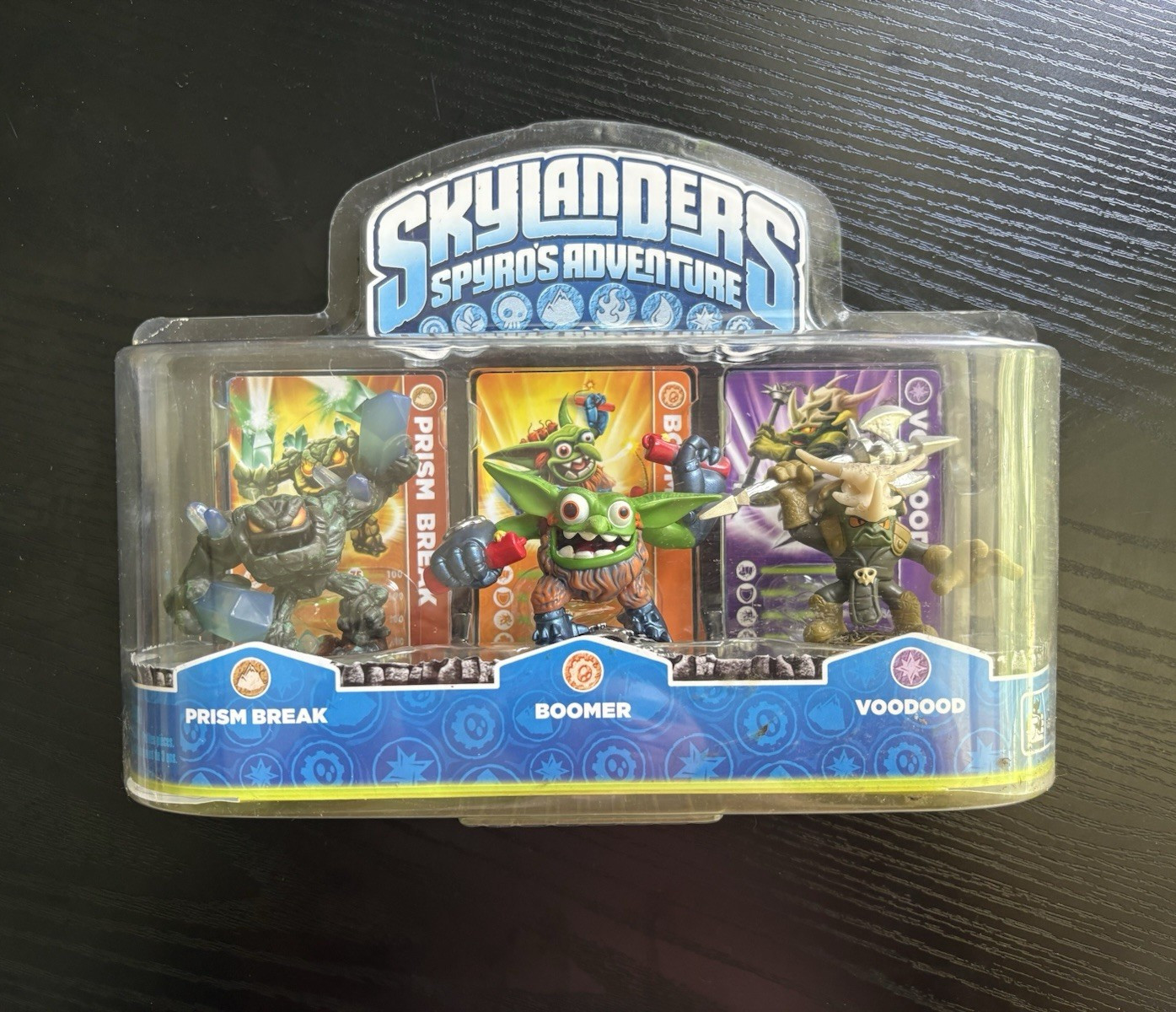 Skylanders Spyro’s Adventure 3-Pack Prism Break Boomer Voodood Factory Sealed