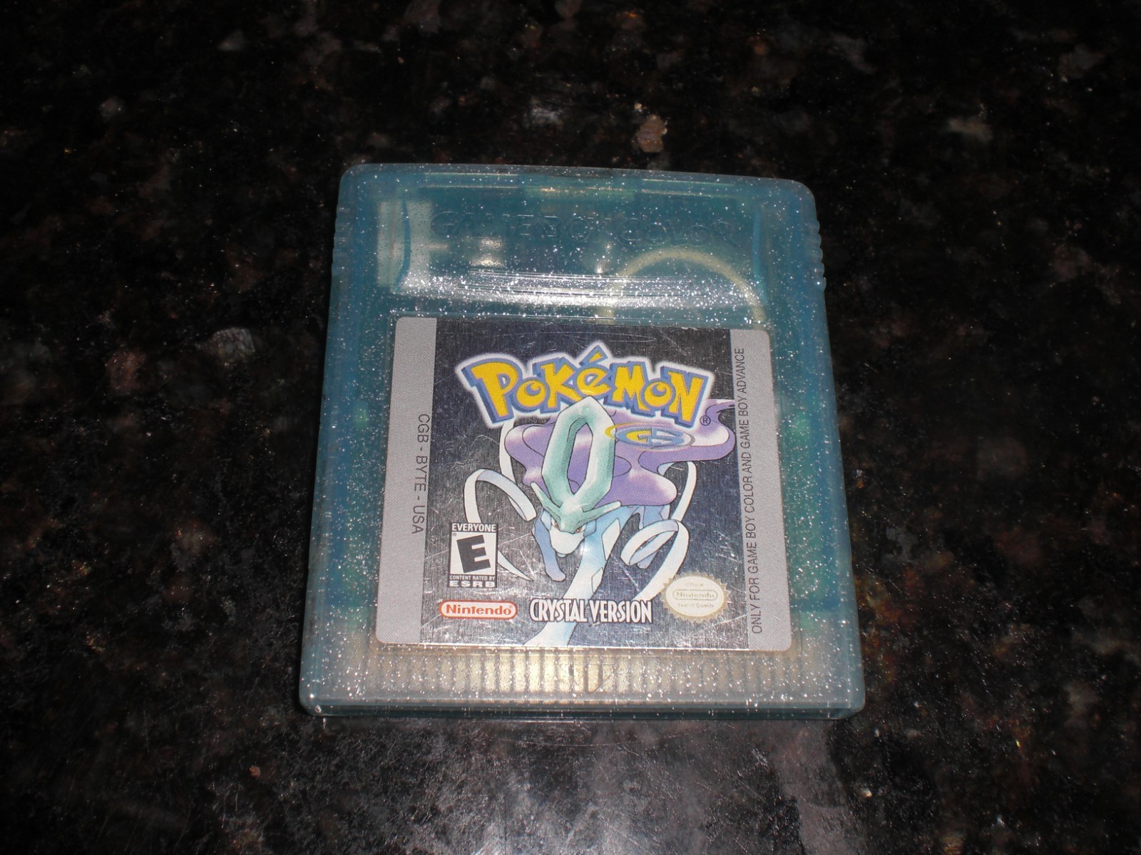 GENUINE Pokemon Crystal Version NEW SAVE BATTERY Nintendo Game Boy Color Advance