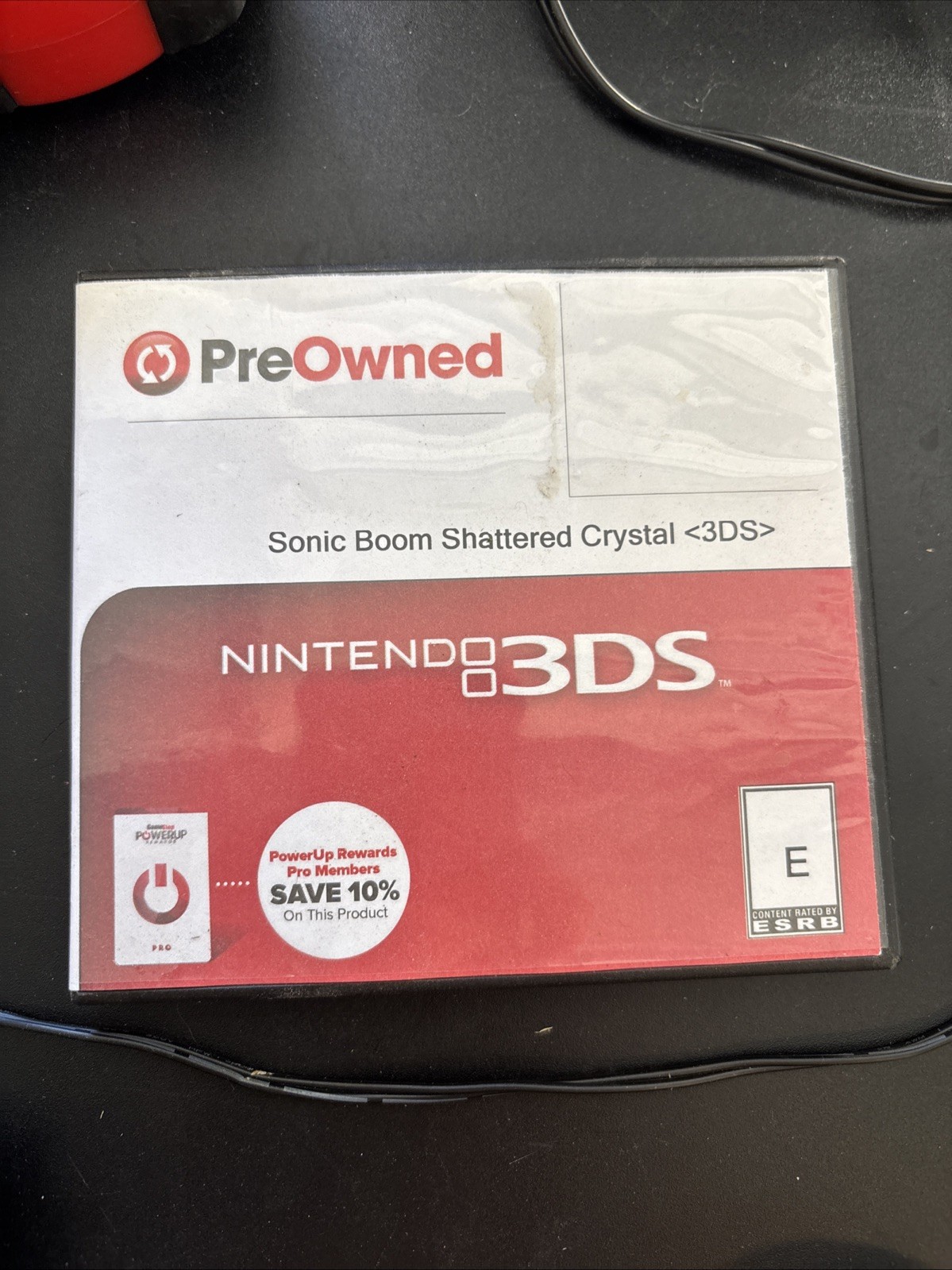 Sonic Boom: Shattered Crystal (Nintendo 3DS, 2014) Game Cartridge Only Tested